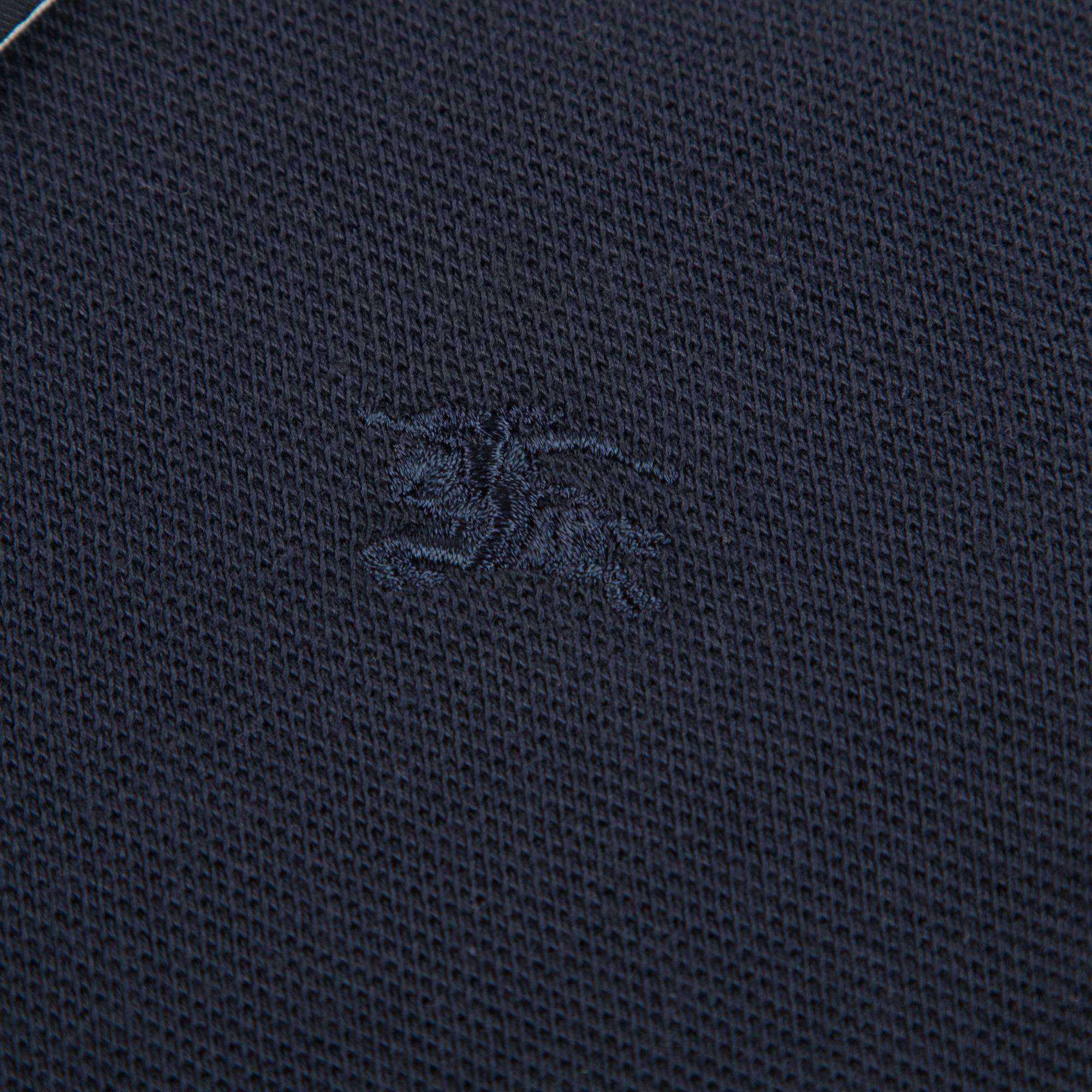 Boys True Navy Cotton Polo Shirts