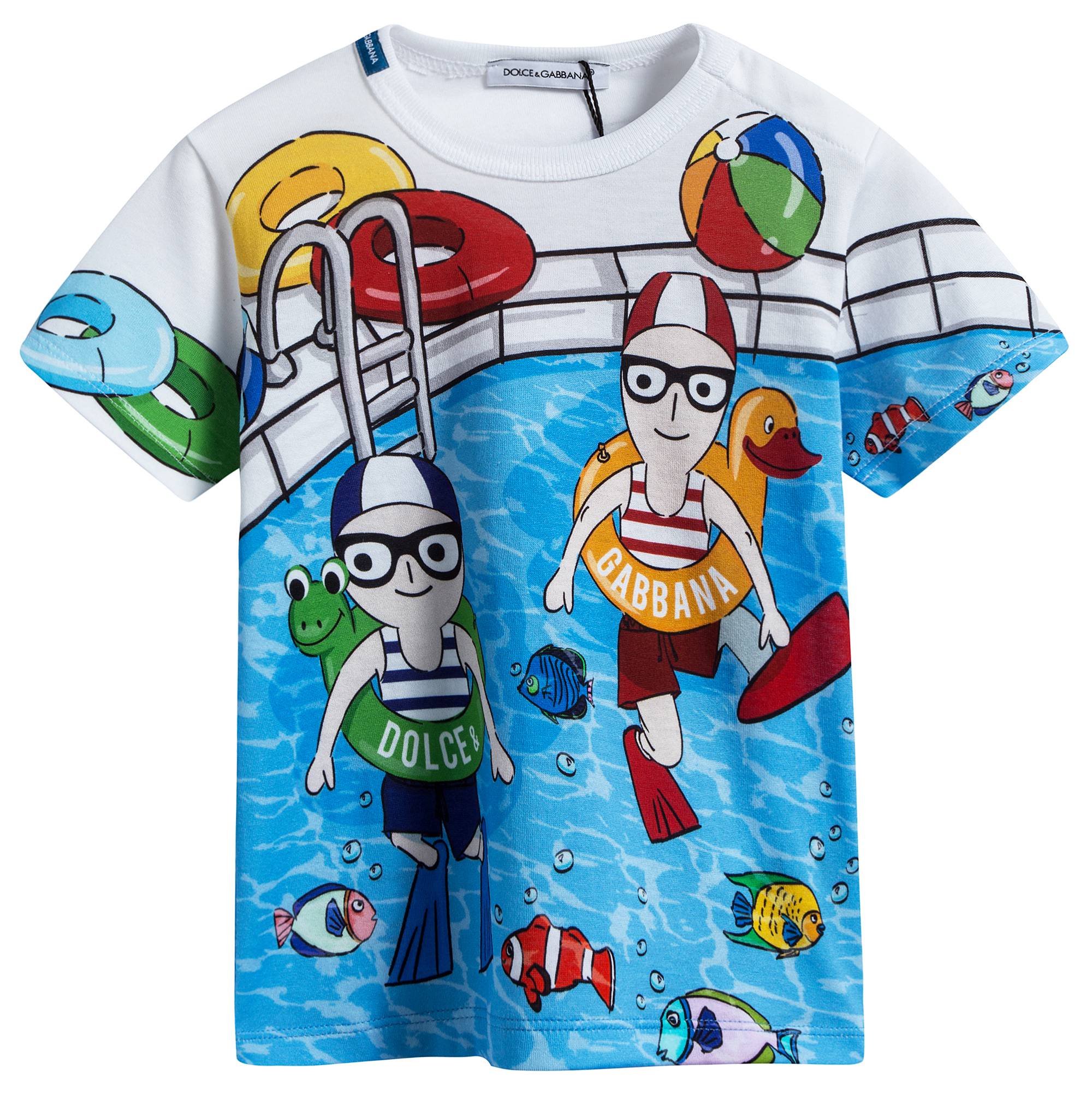 Baby Boys Swimming Pool T-Shirt