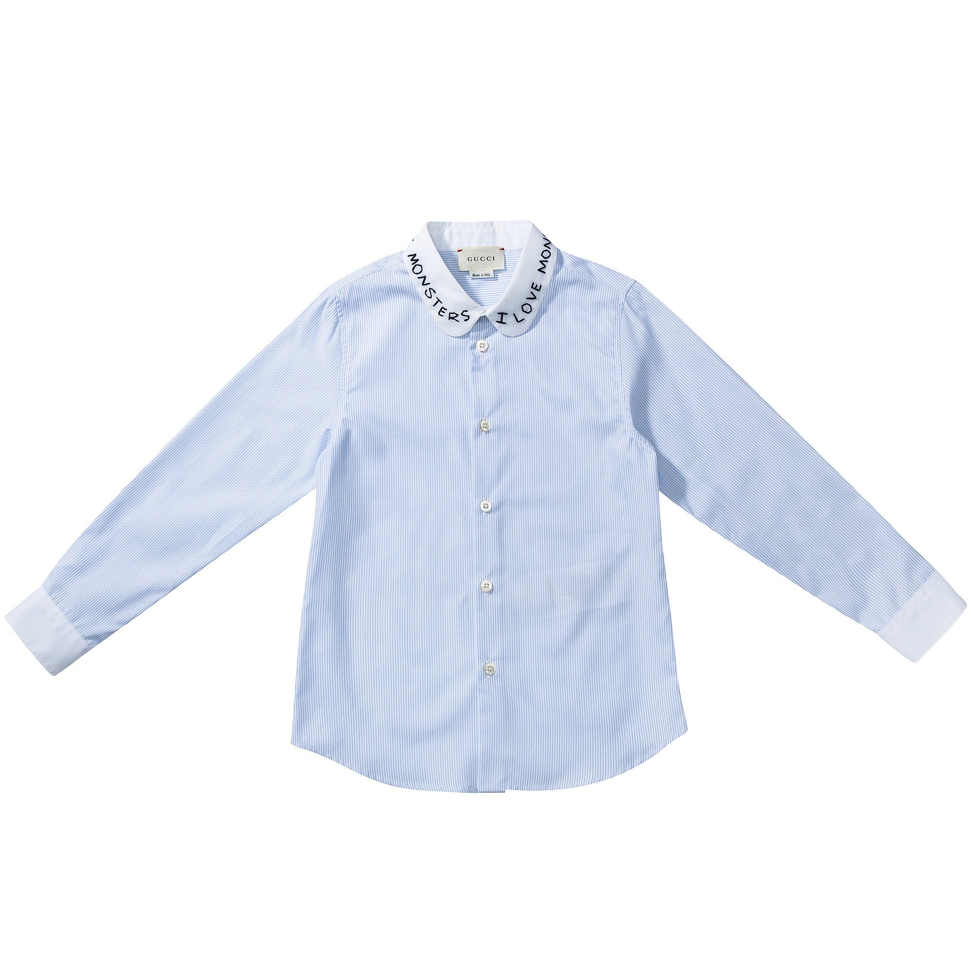 Boys Light Blue Cotton  Shirt