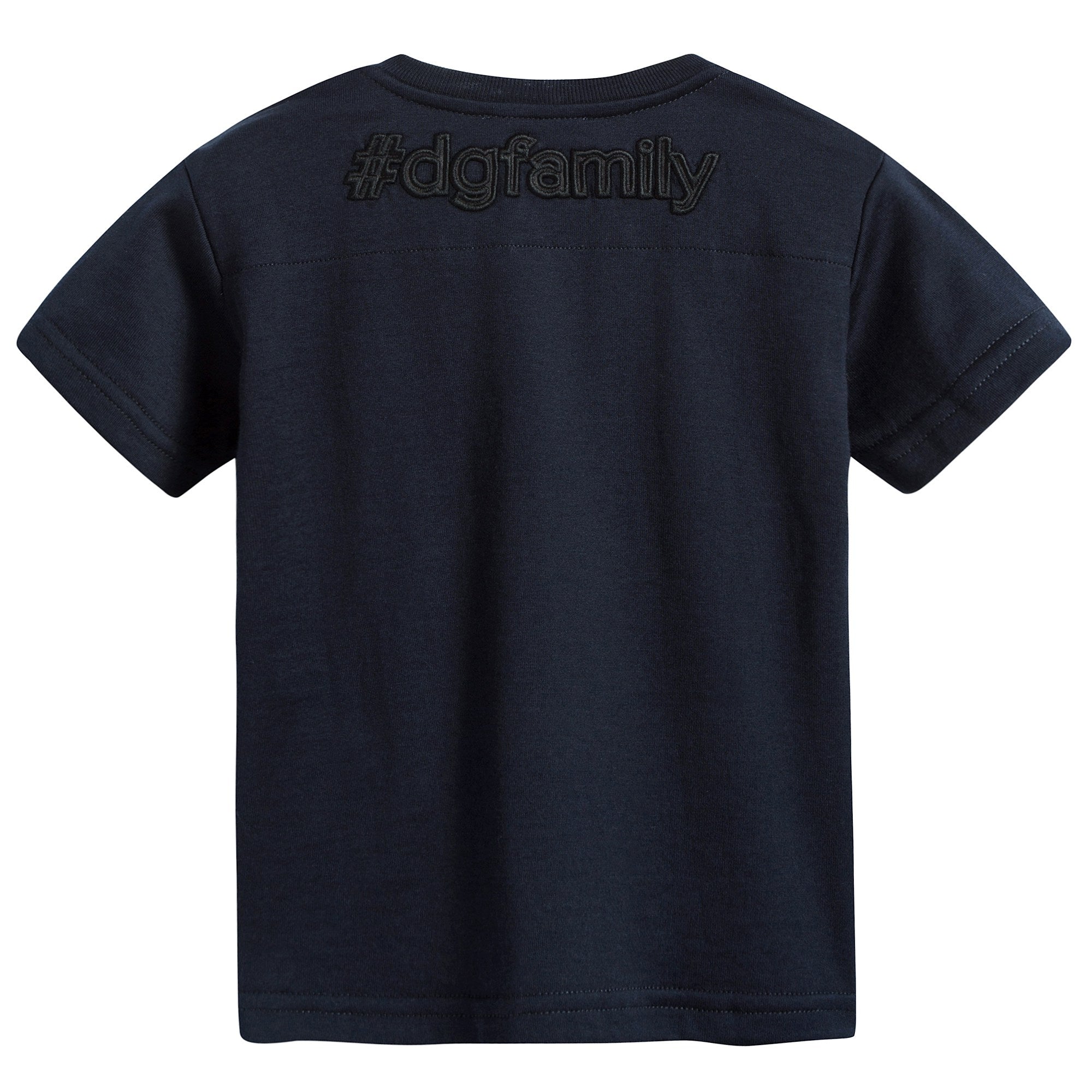Baby Boys Navy Blue Cotton T-shirt