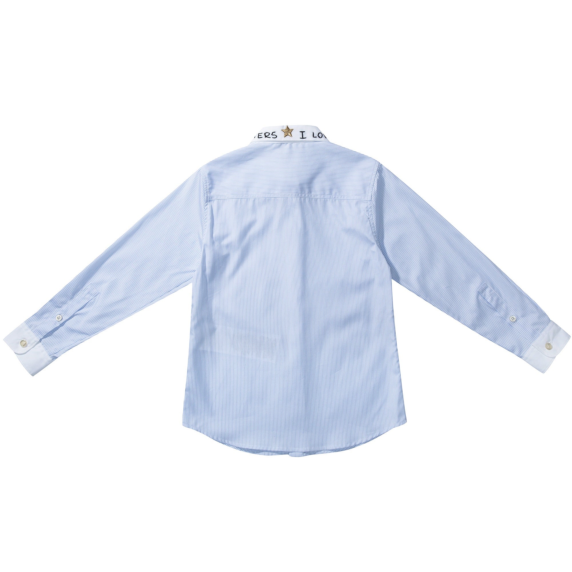 Boys Light Blue Cotton  Shirt