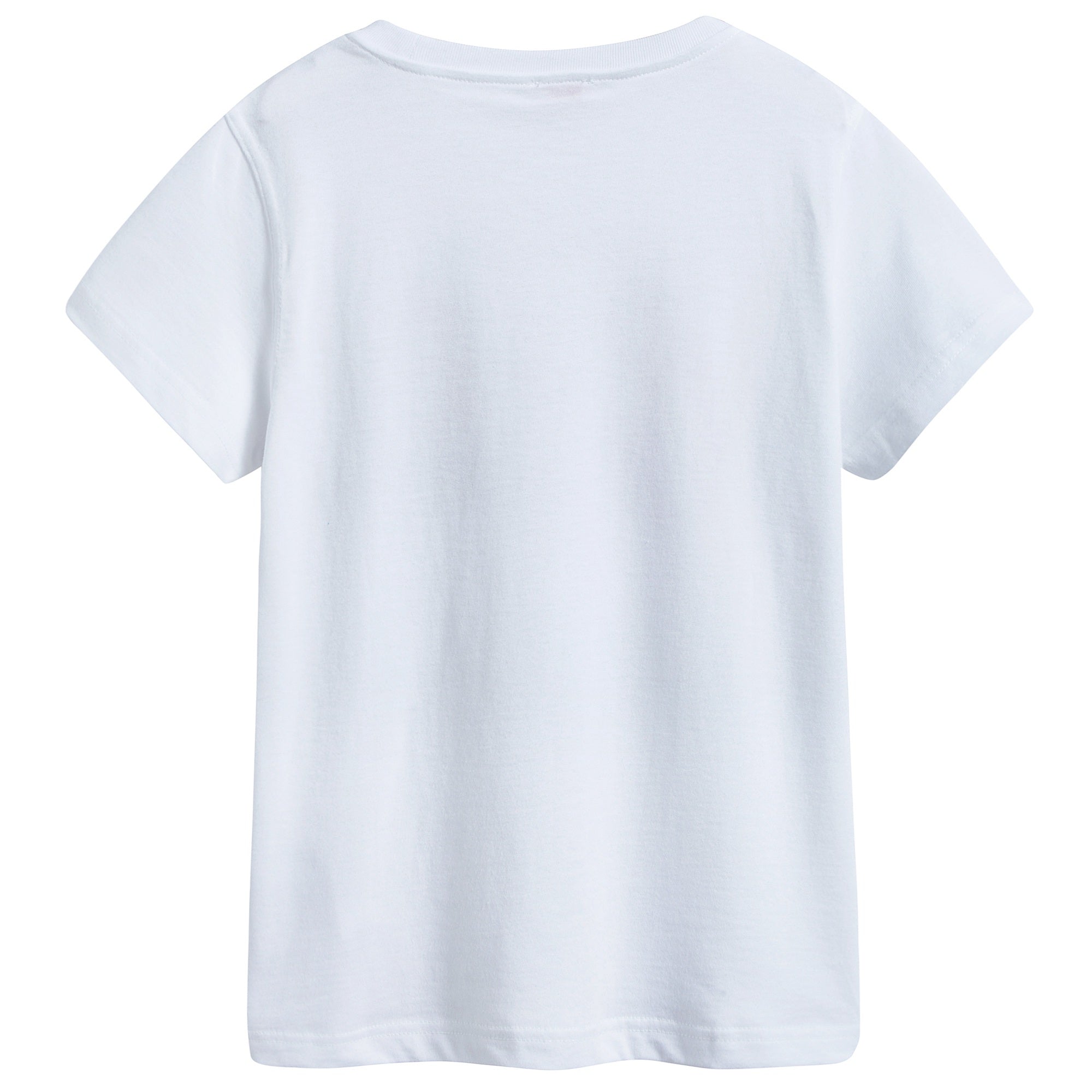 Boys White  "Cherry  Car"  Cotton  T-shirt