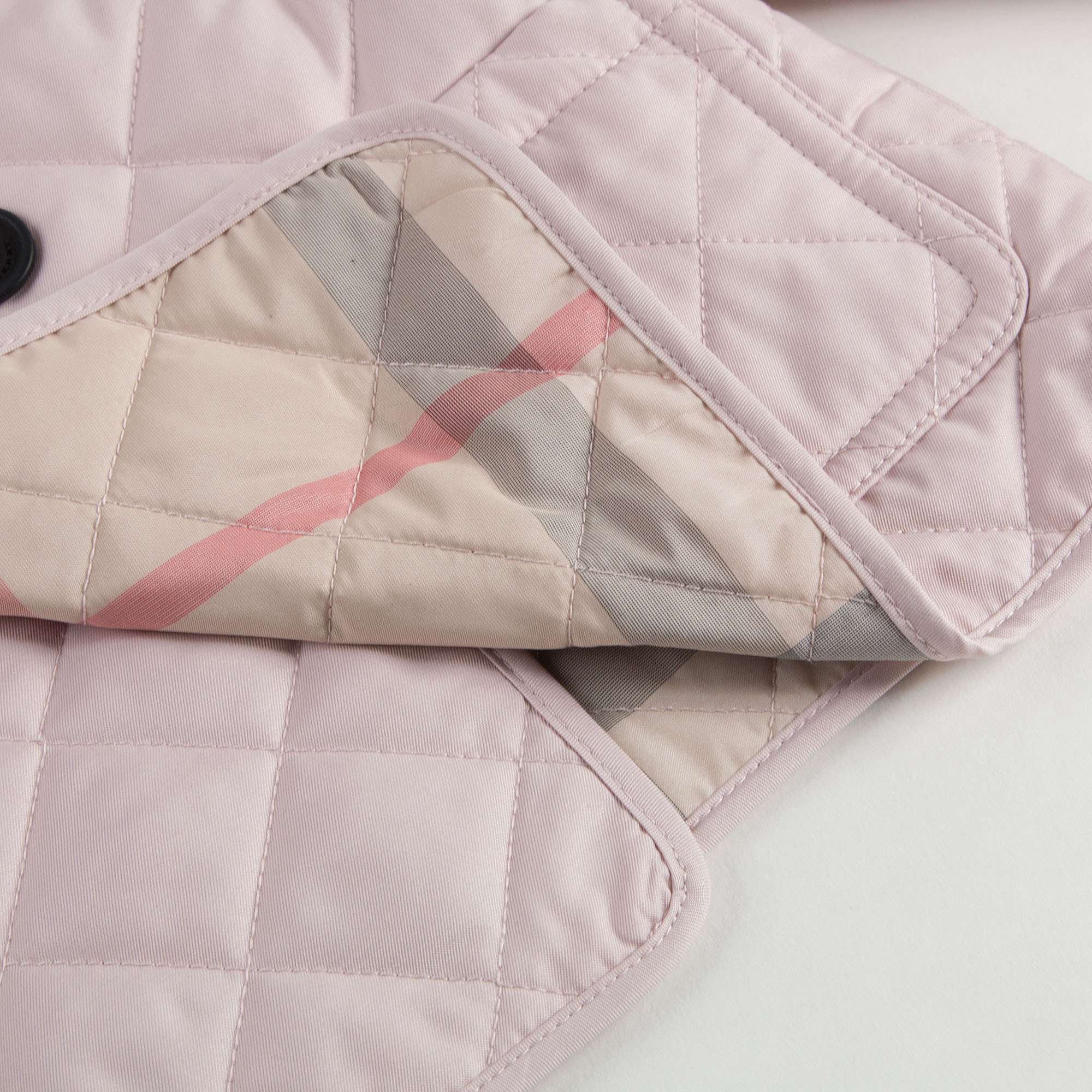 Baby Girls Pink Quilted Jacket