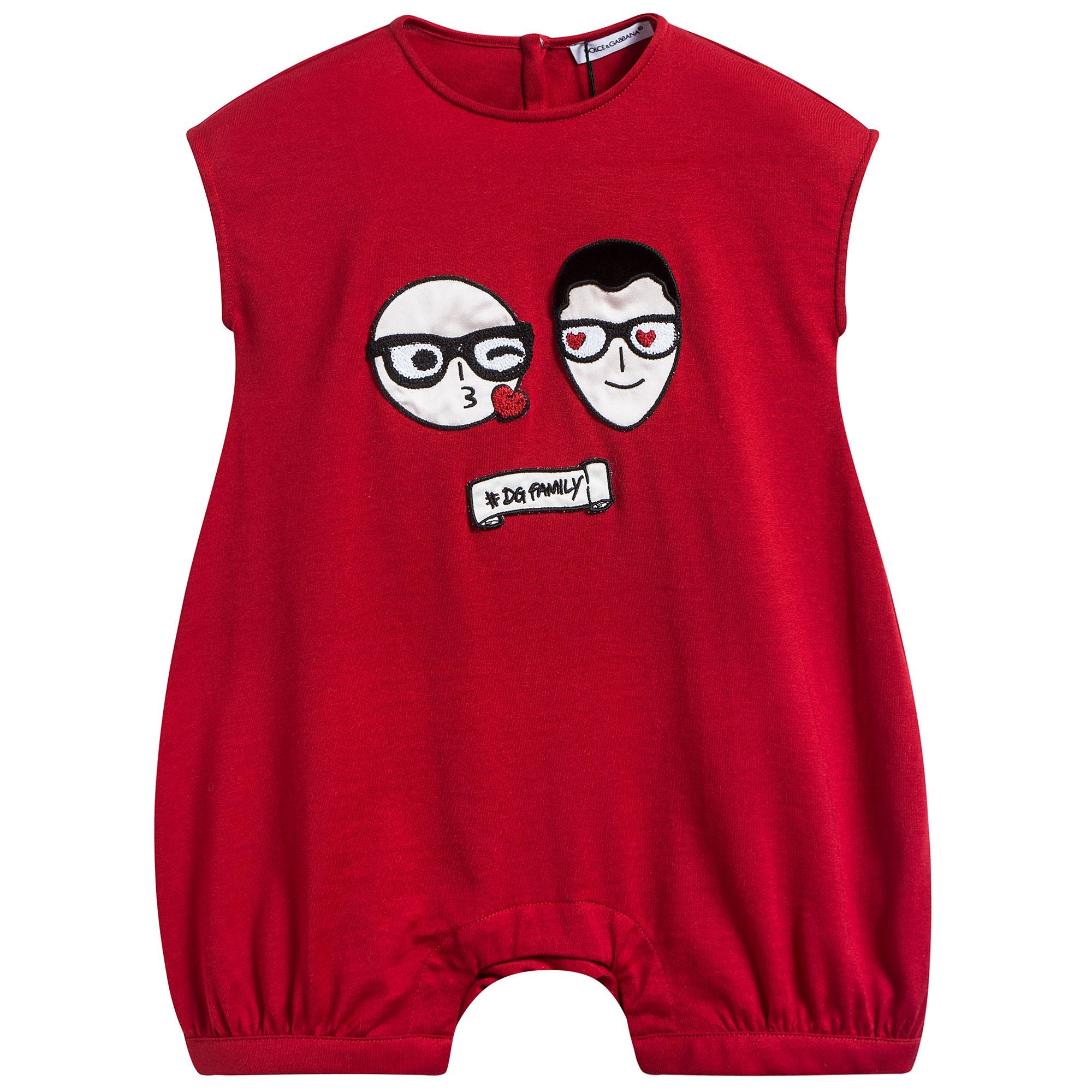 Baby  Girls  Red  Home  Babysuit