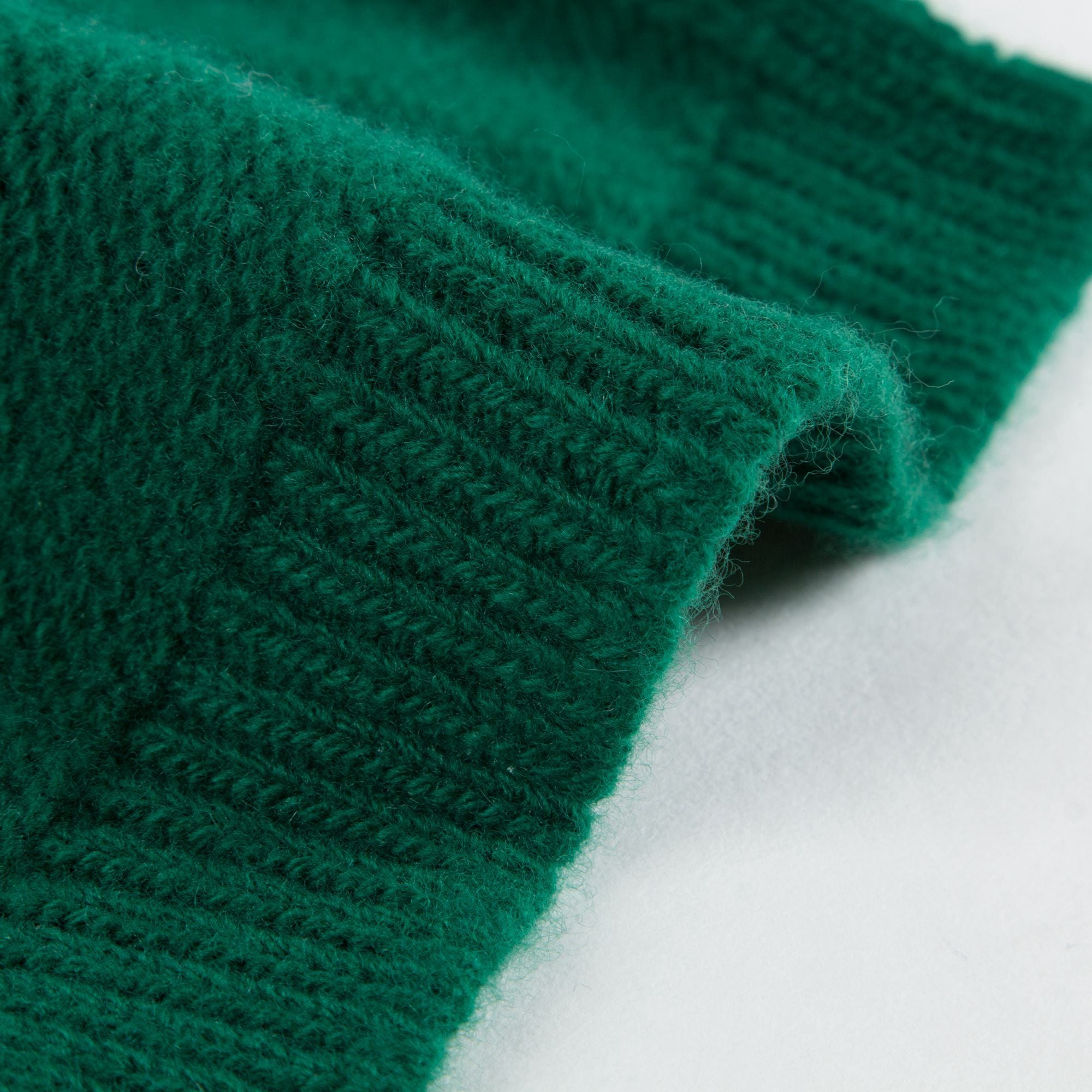Girls Green Wool Scarf