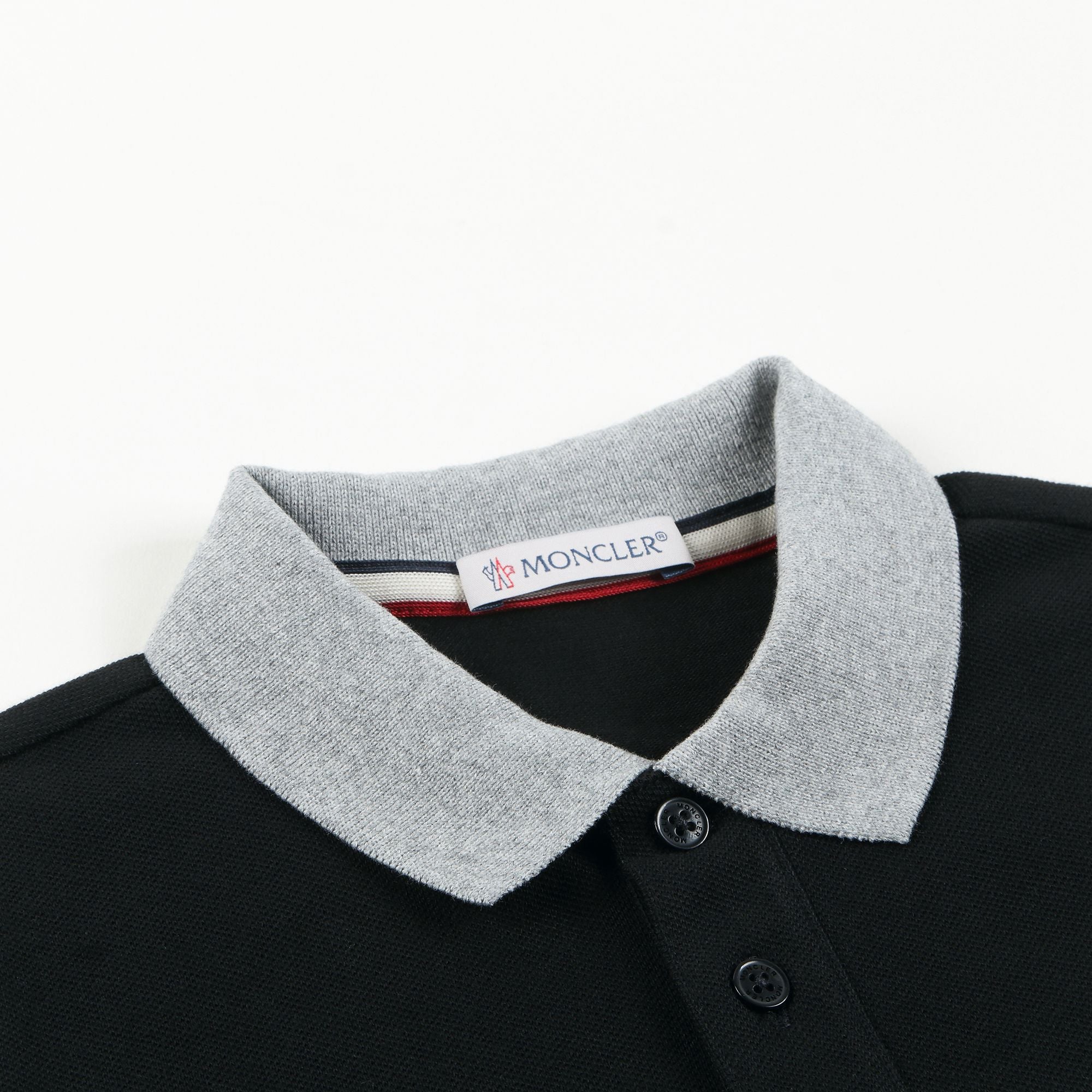 Boys Black "Maglia" Polo Shirt