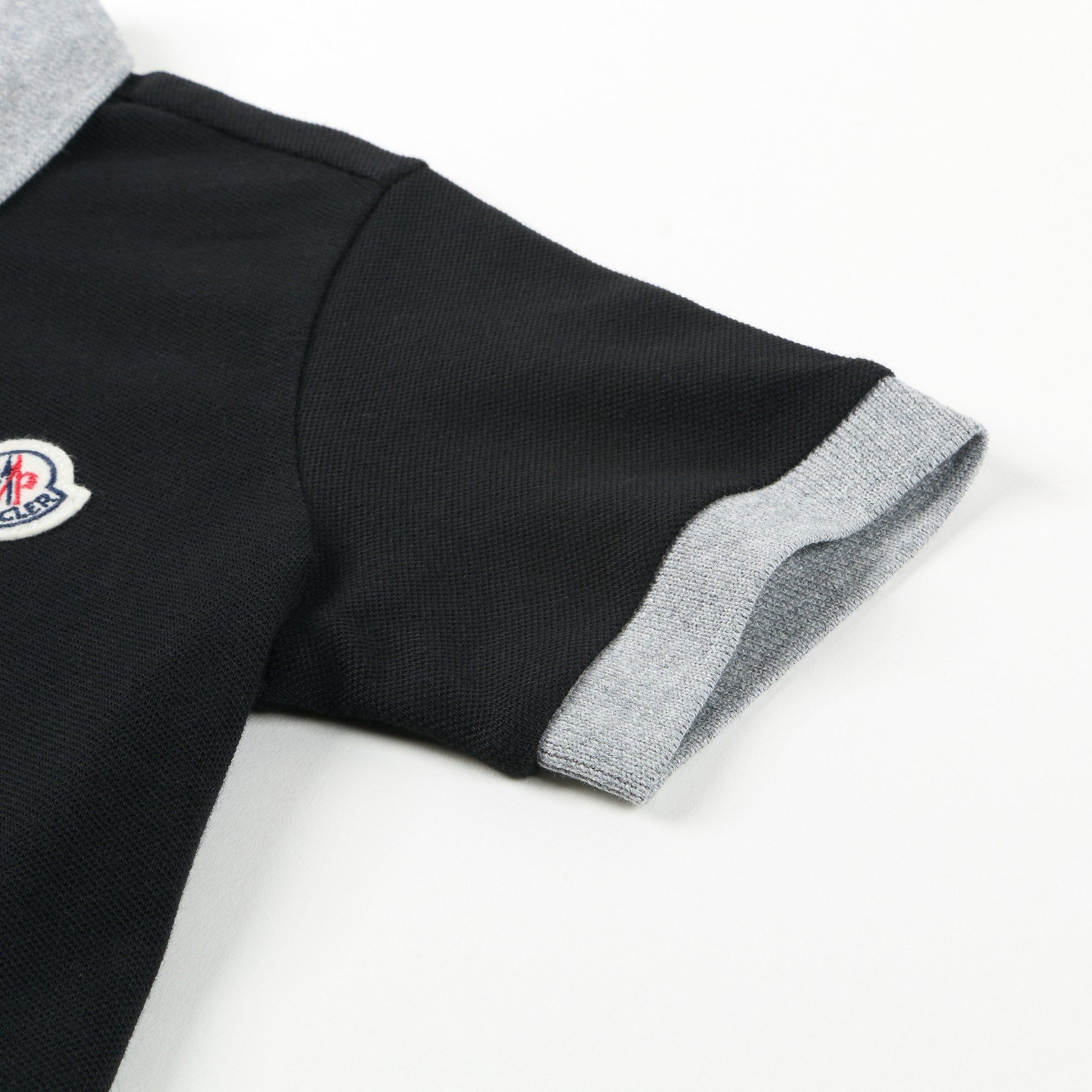 Boys Black "Maglia" Polo Shirt