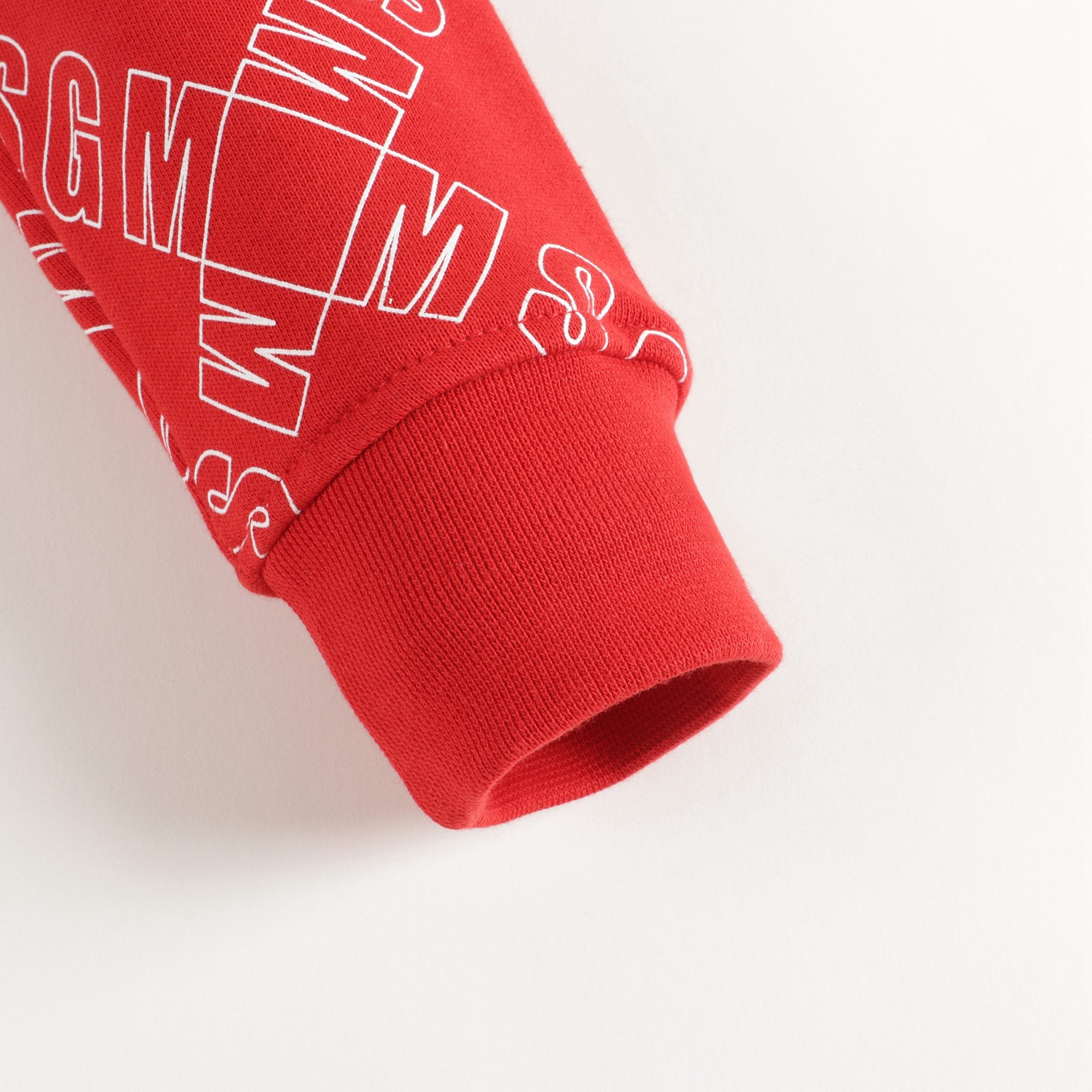 Boys Red Cotton Sweatshirt