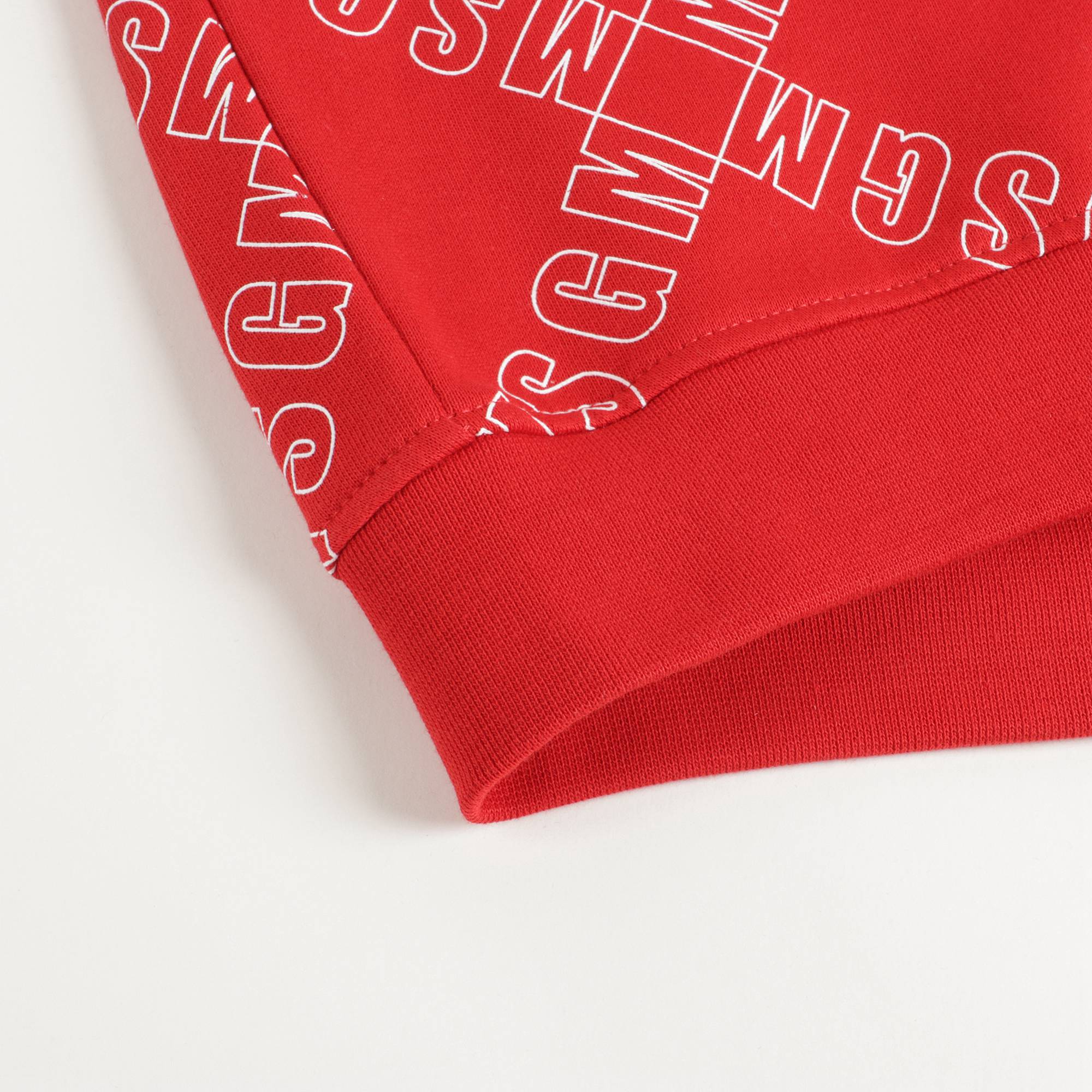 Boys Red Cotton Sweatshirt