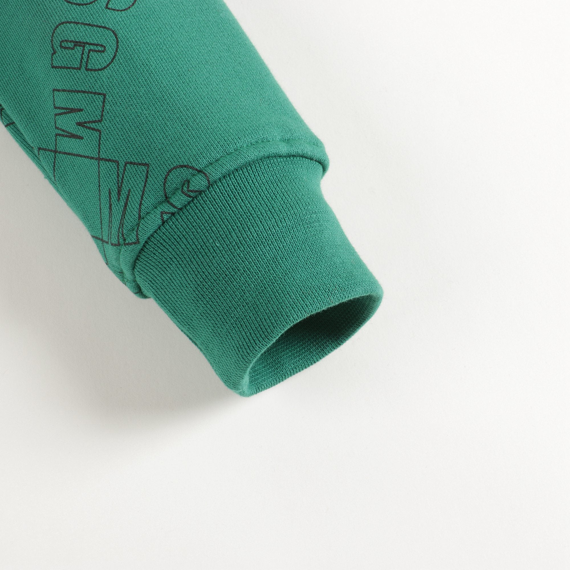 Boys Green Cotton Sweatshirt