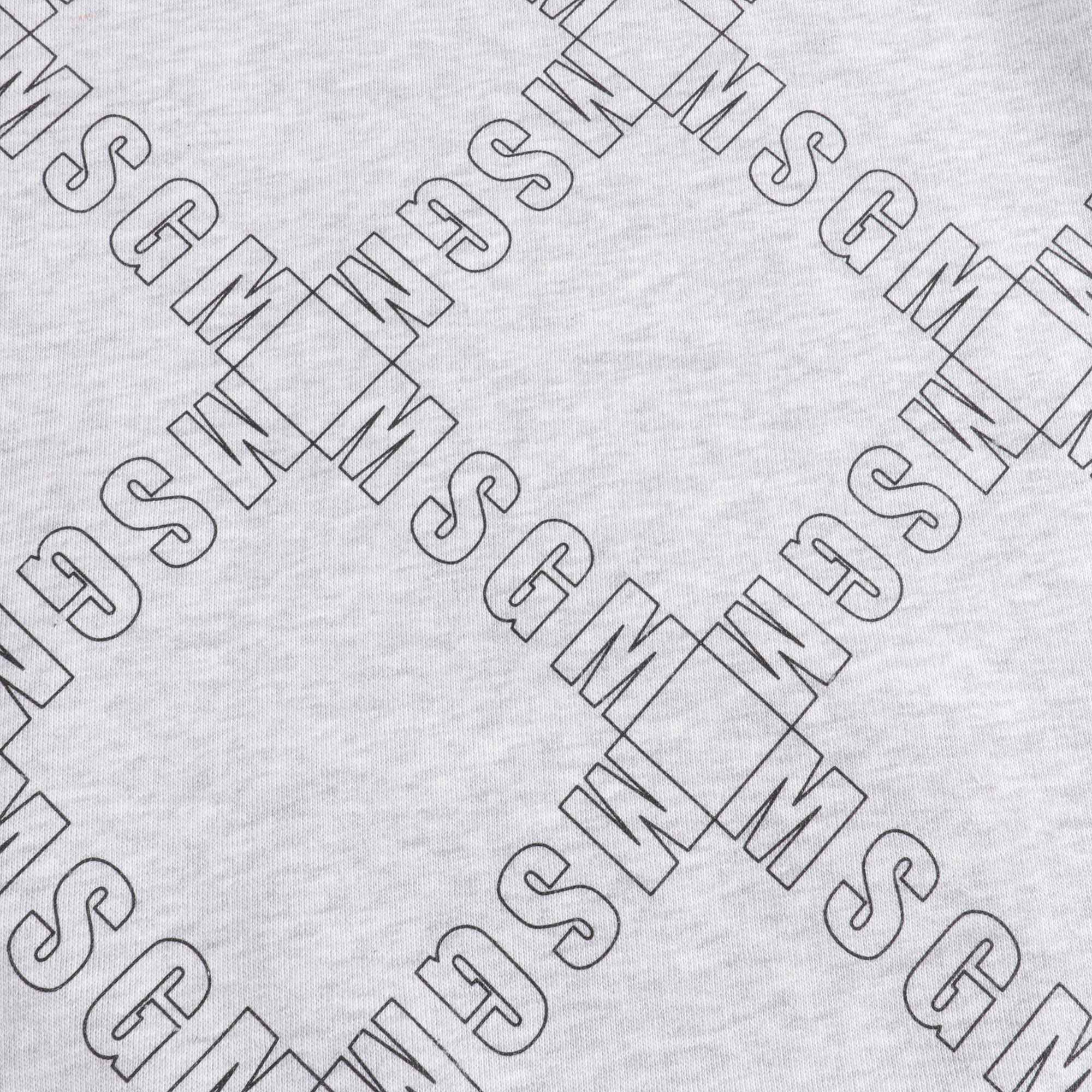 Boys Light Melange Grey Cotton Sweatshirt