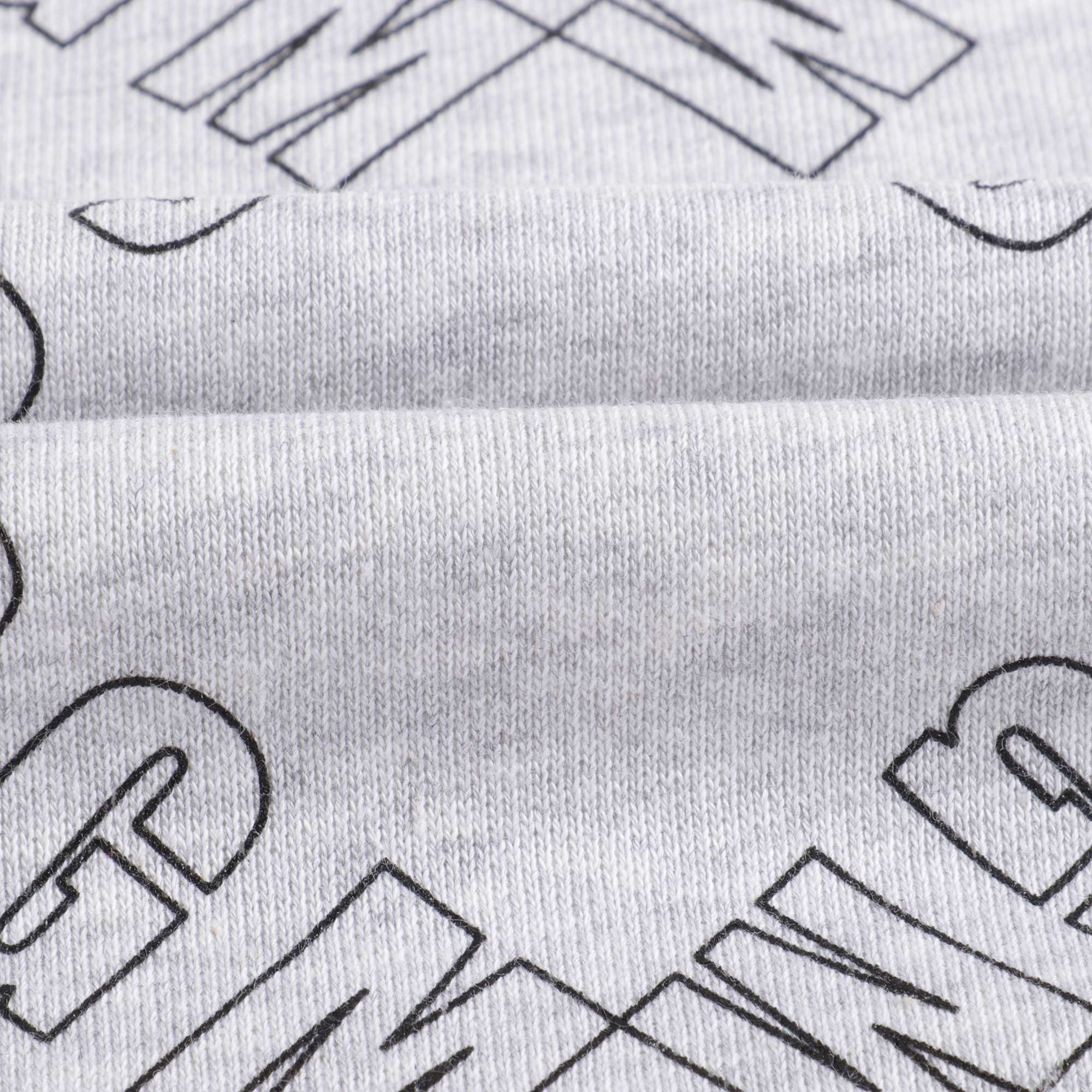 Boys Light Melange Grey Cotton Sweatshirt