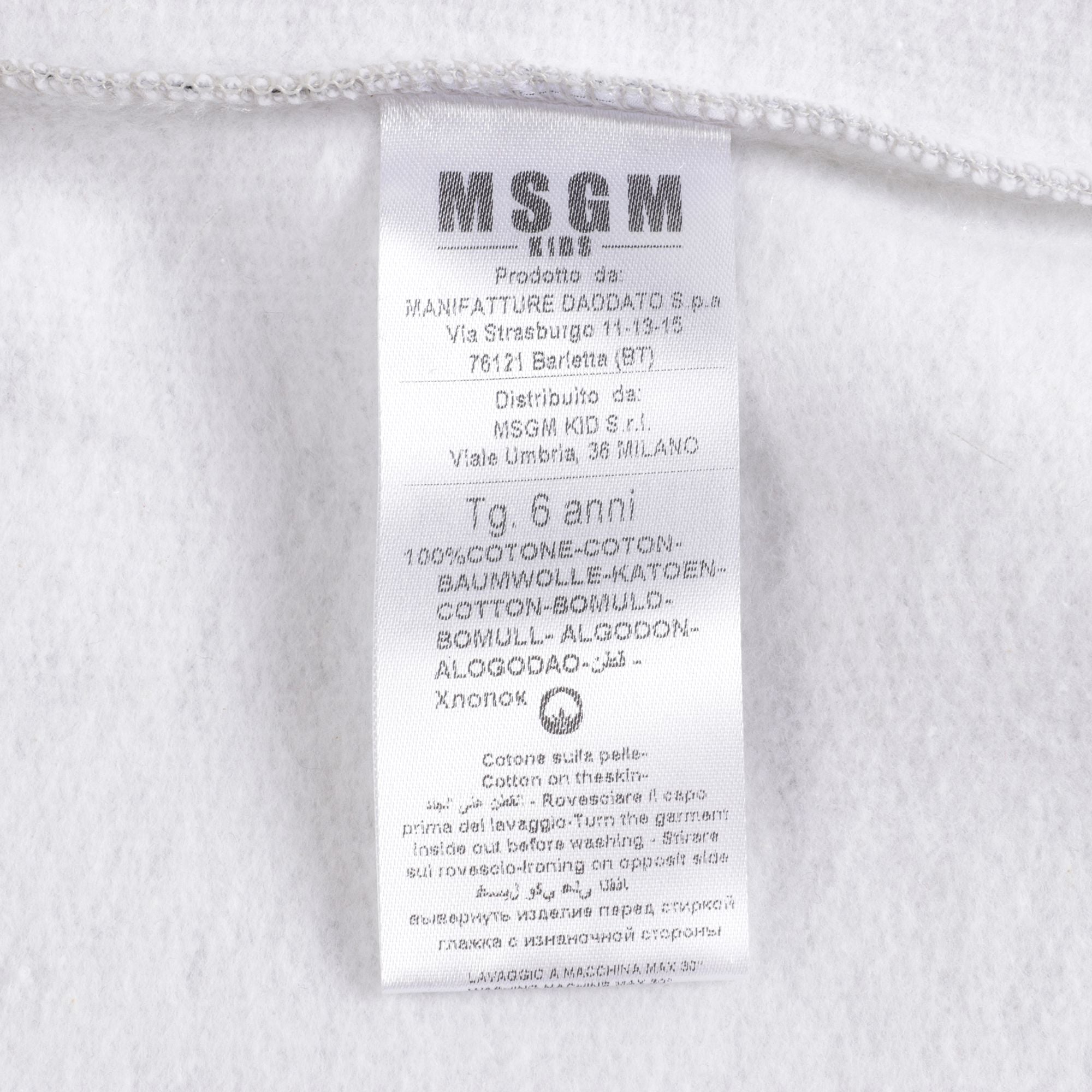 Boys Light Melange Grey Cotton Sweatshirt