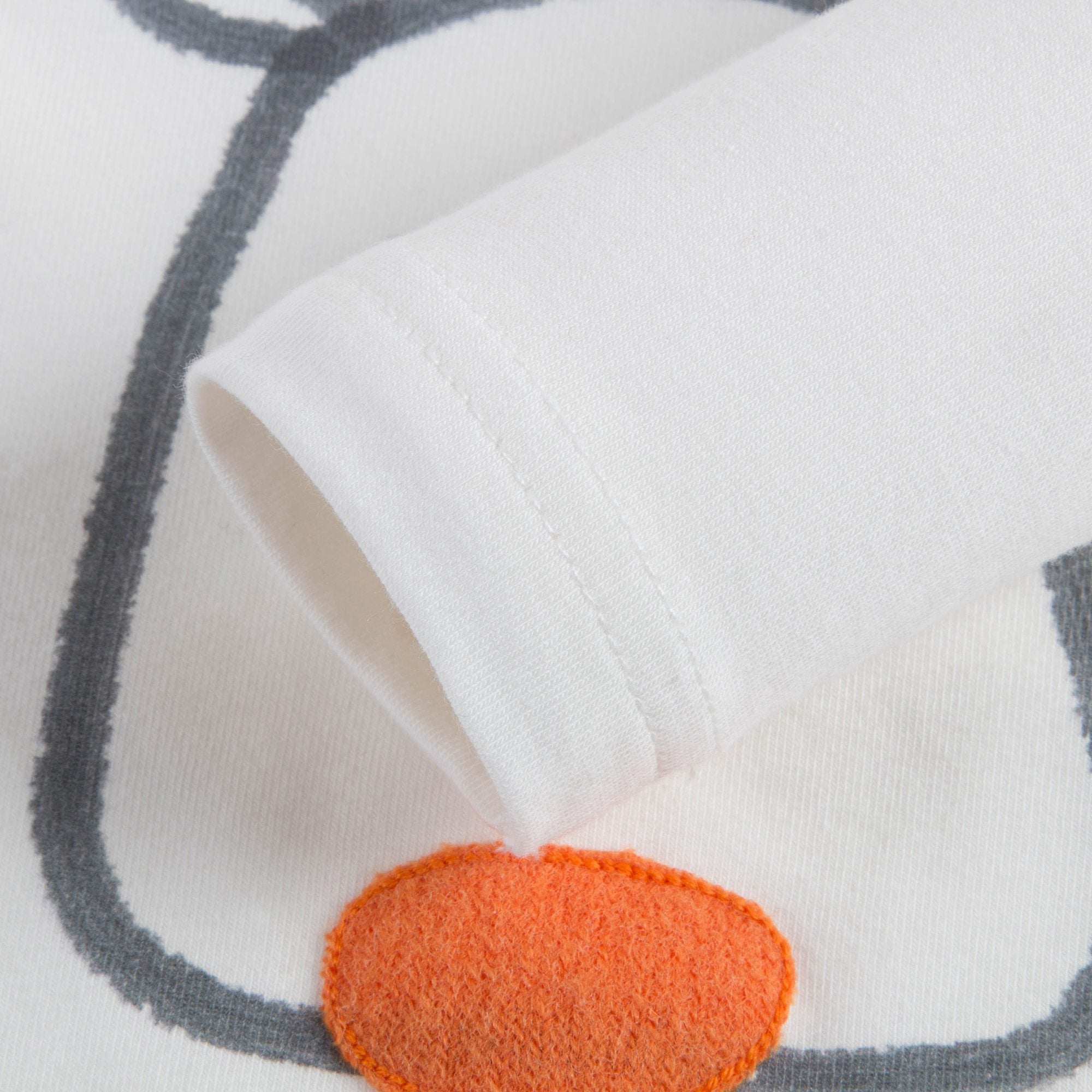 Baby Boys Milk & Carrot Cotton T-shirt