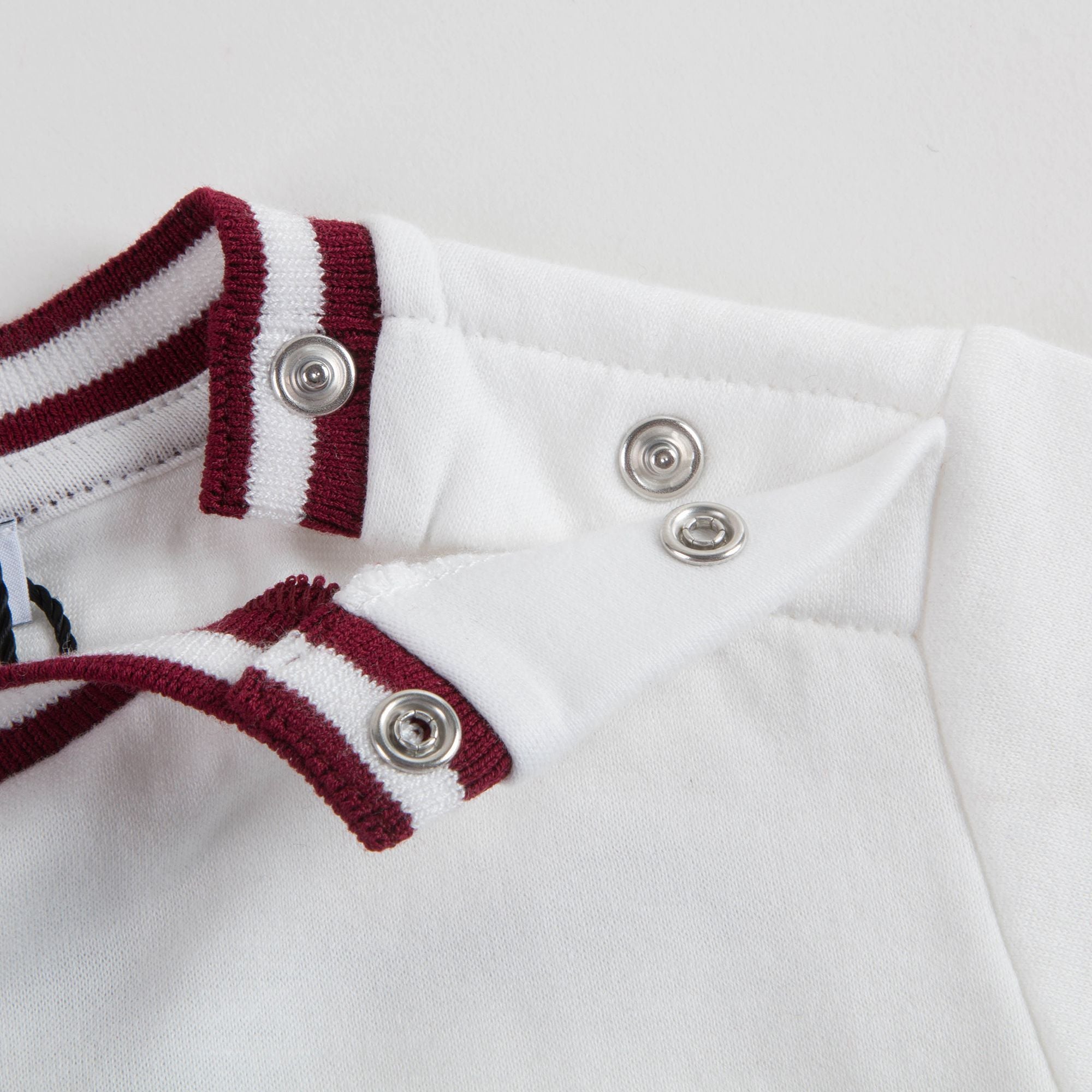 Baby Boys White Cotton T-shirt