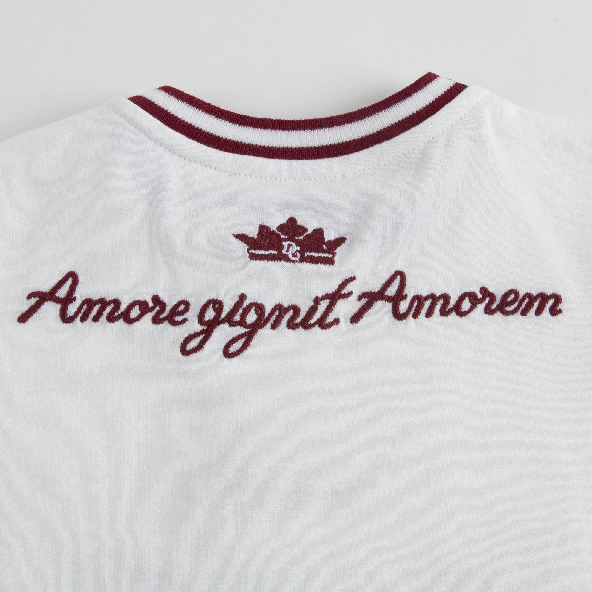 Baby Boys White Cotton T-shirt