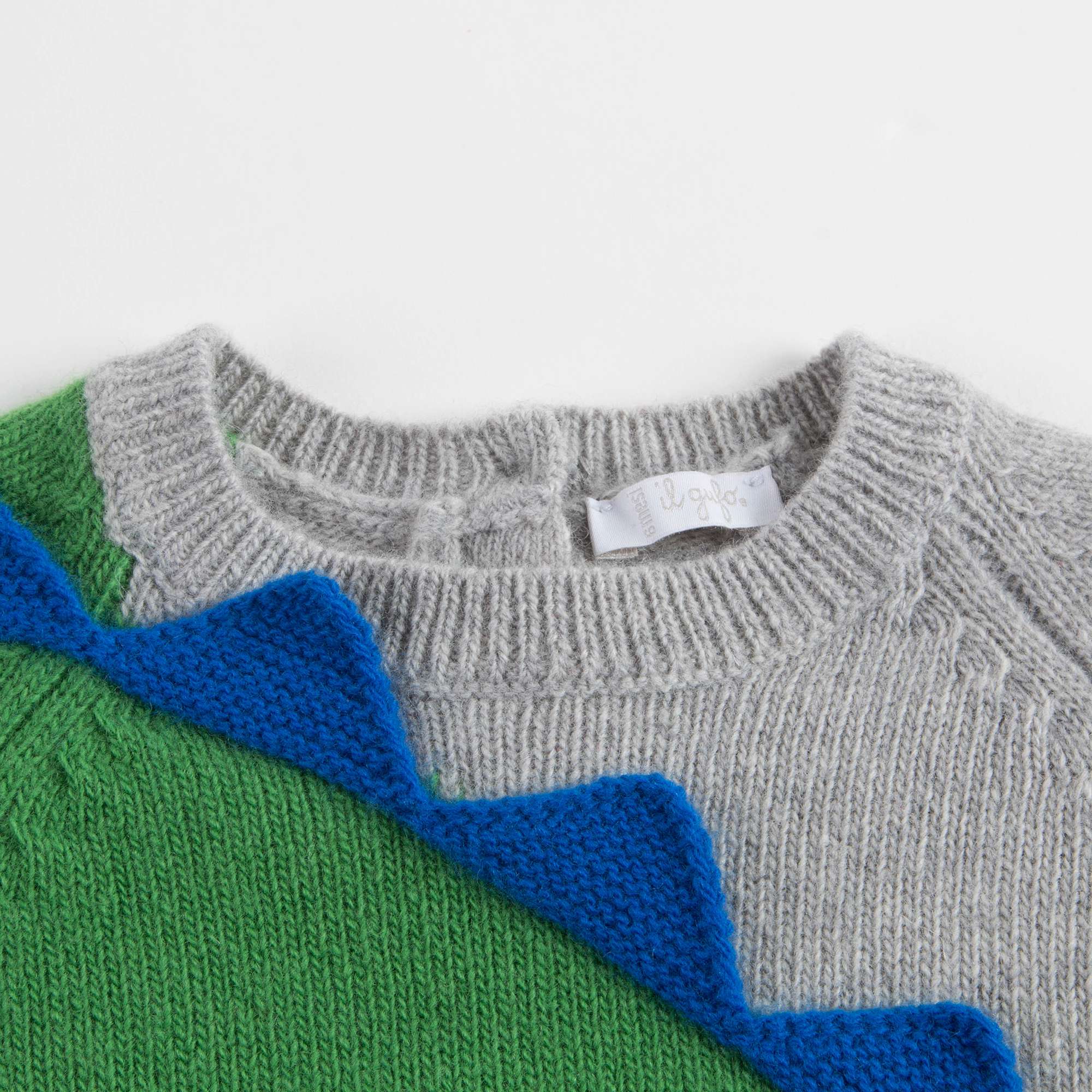 Baby Boys Green Apple Wool Sweater