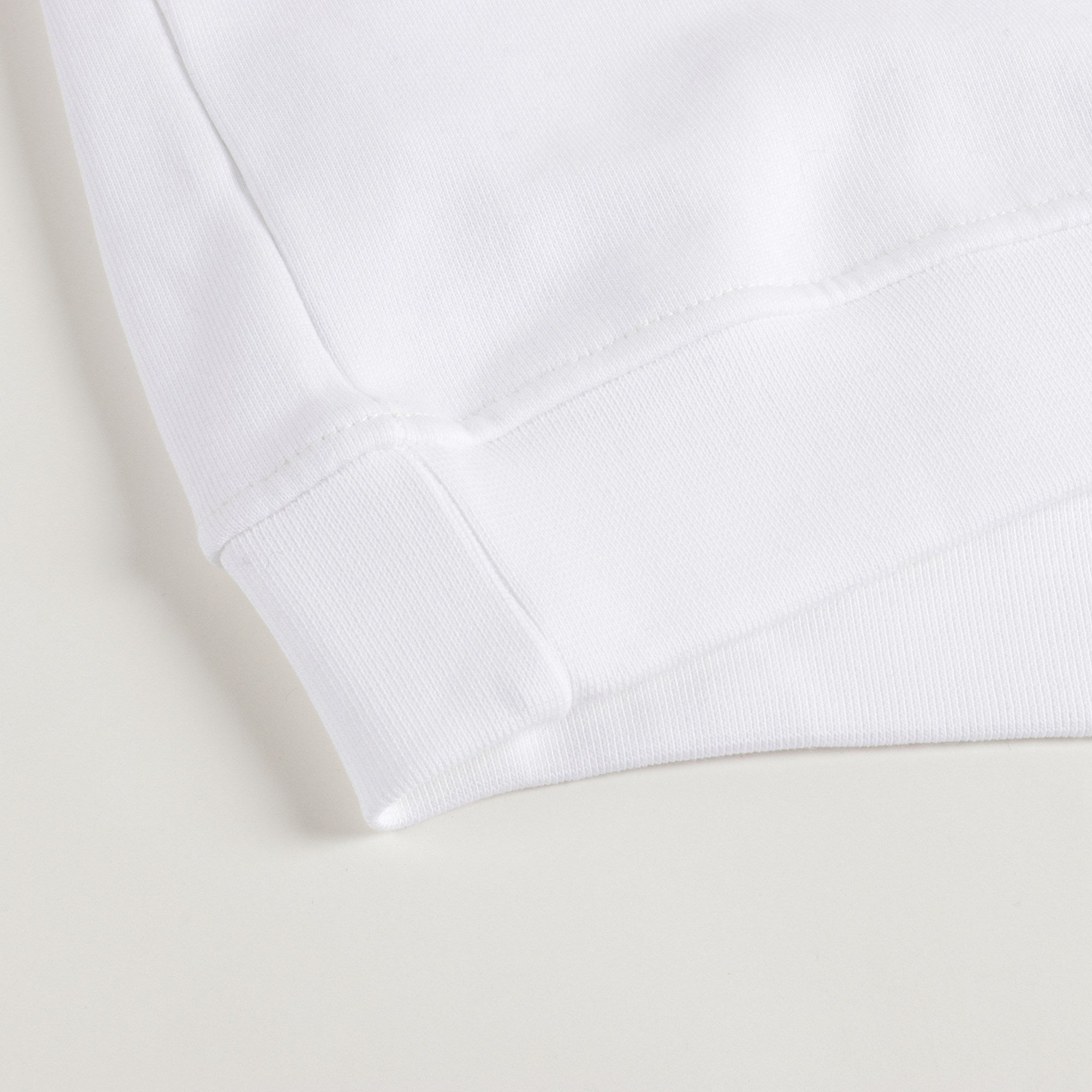 Boys White Cotton Sweatshirt