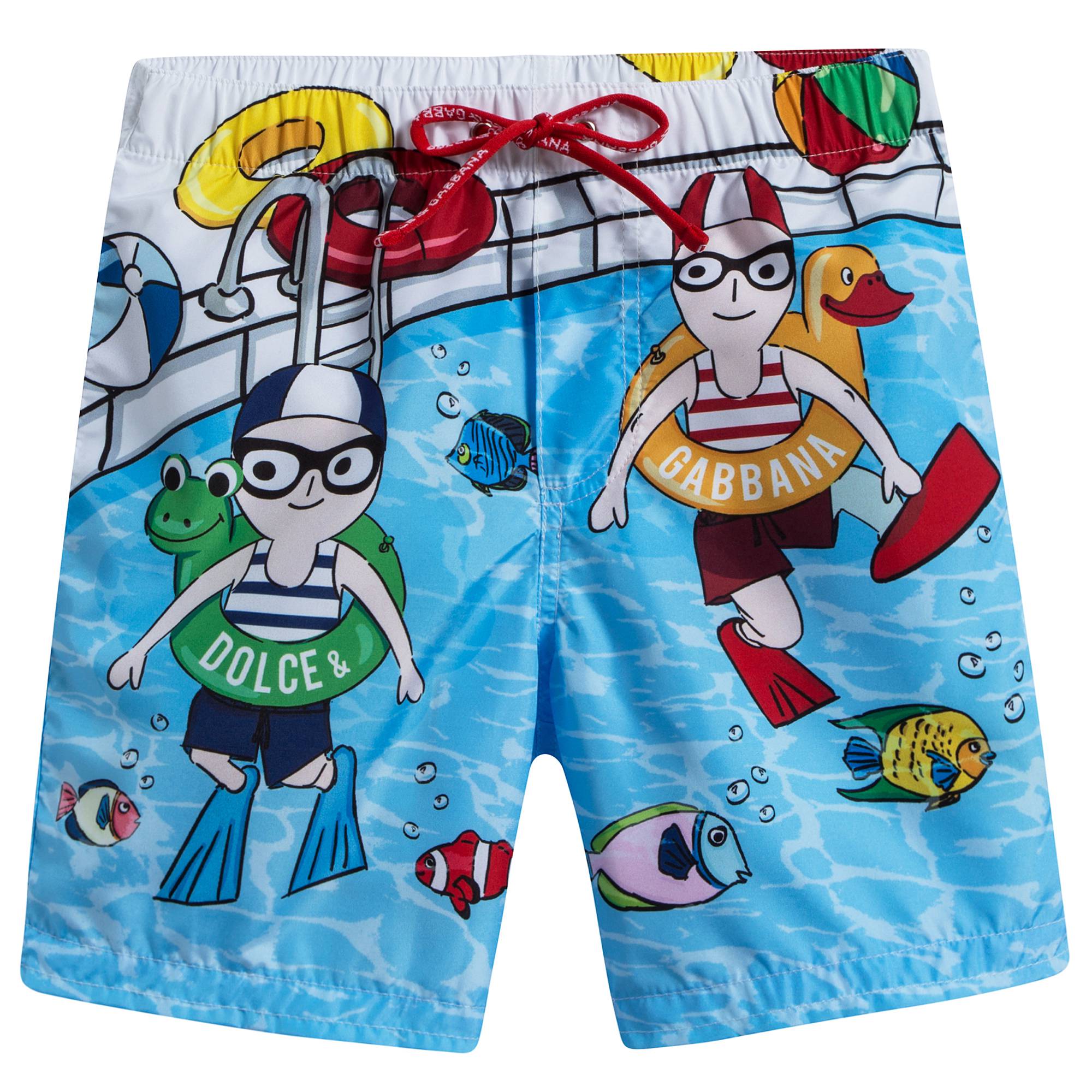 Baby Boys DG Family Swimming Trunks