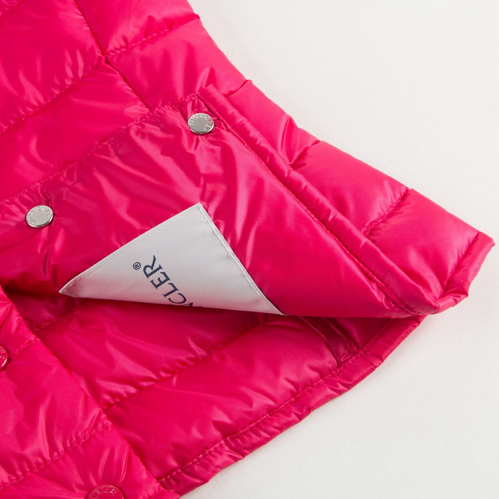 Baby Girls Fuchsia "Liane" Down Padded Gilet