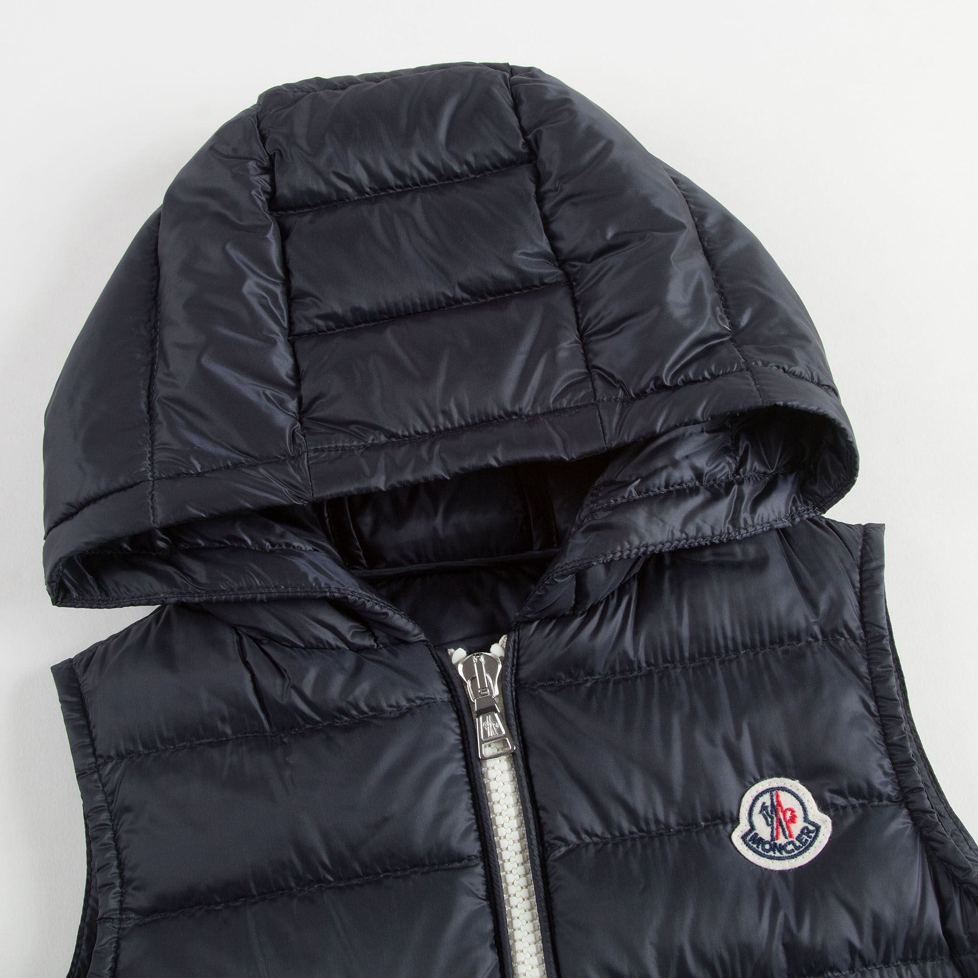 Boys Navy Blue "Jaune" Down Padded Gilet