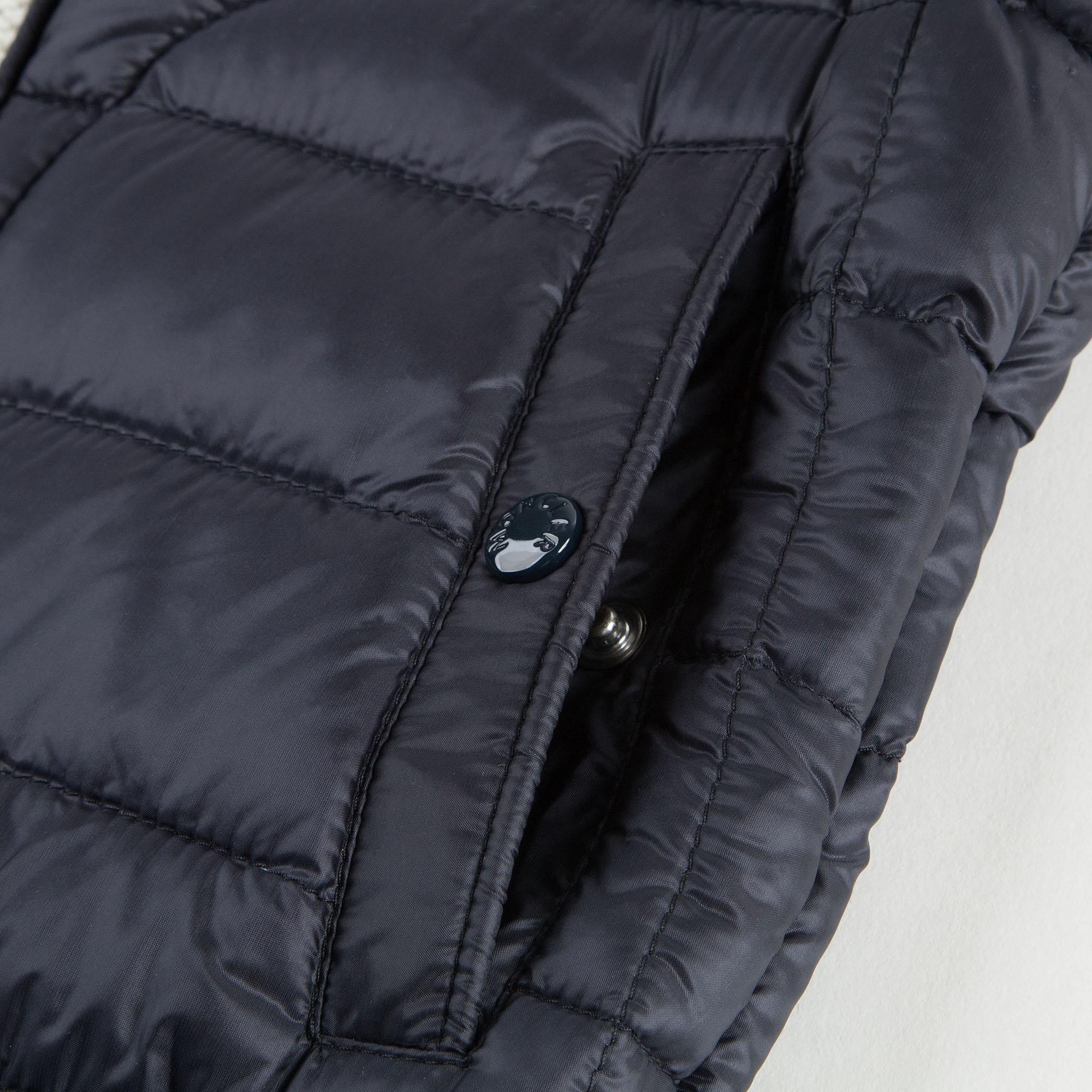 Boys Navy Blue "Jaune" Down Padded Gilet