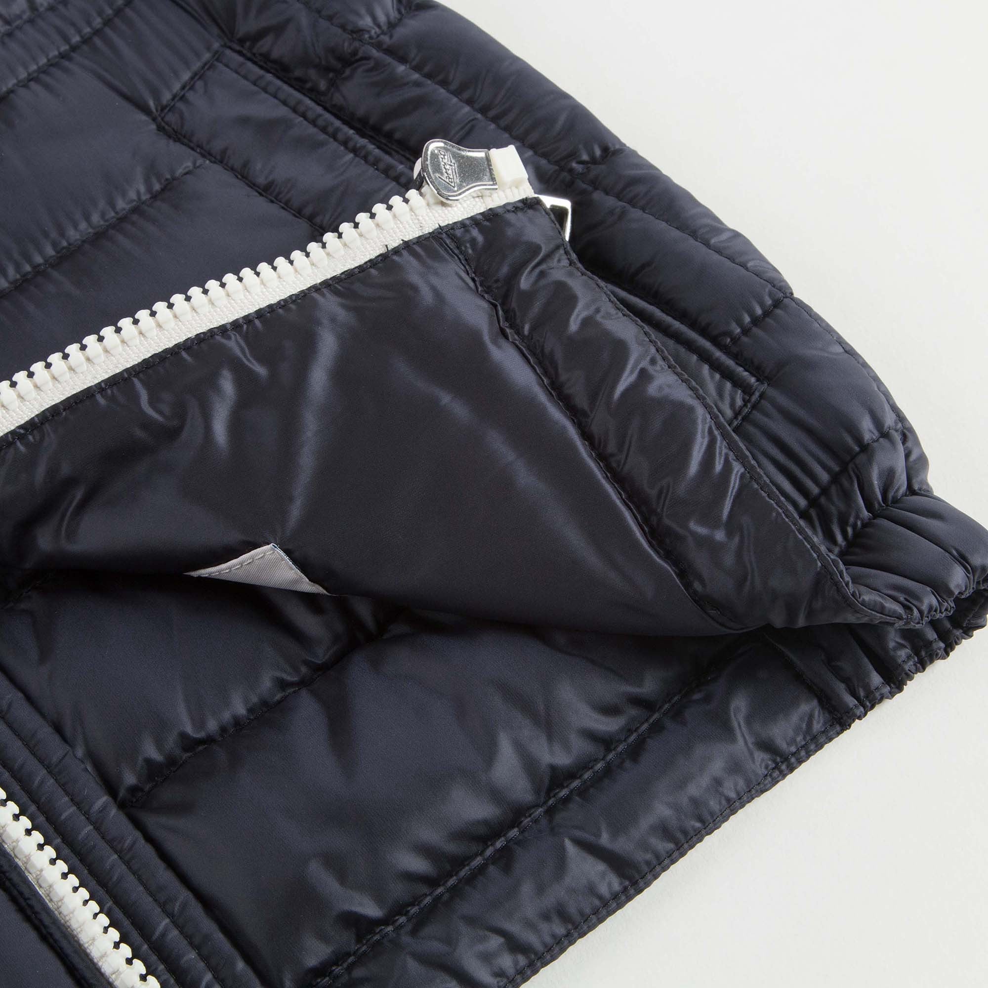 Boys Navy Blue "Jaune" Down Padded Gilet