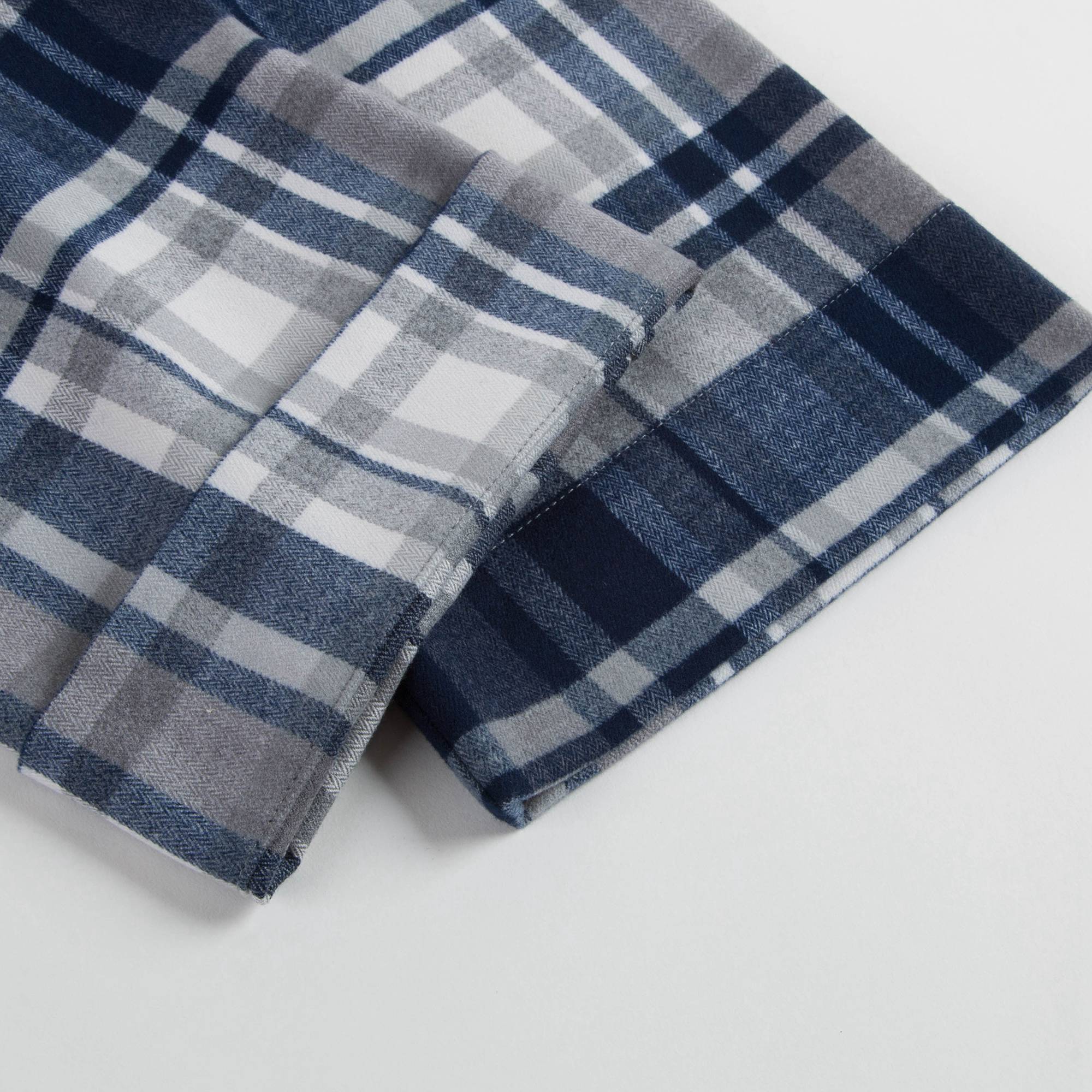 Girls Steel Grey Check Trouesers