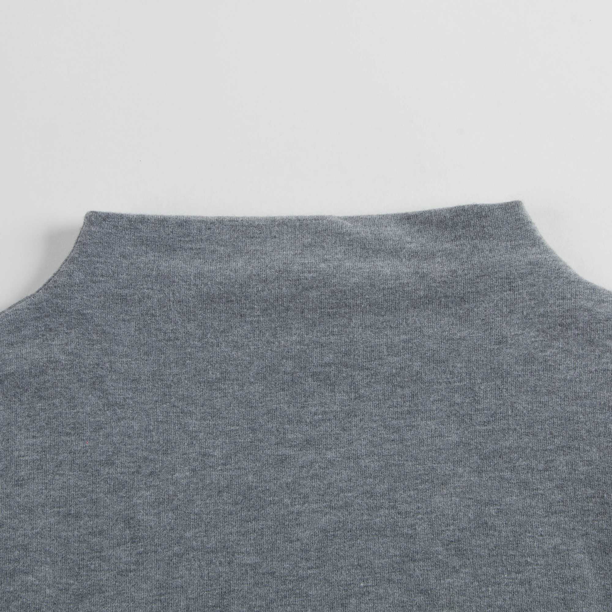 Girls Steel Grey & Night Blue Cotton Sweater