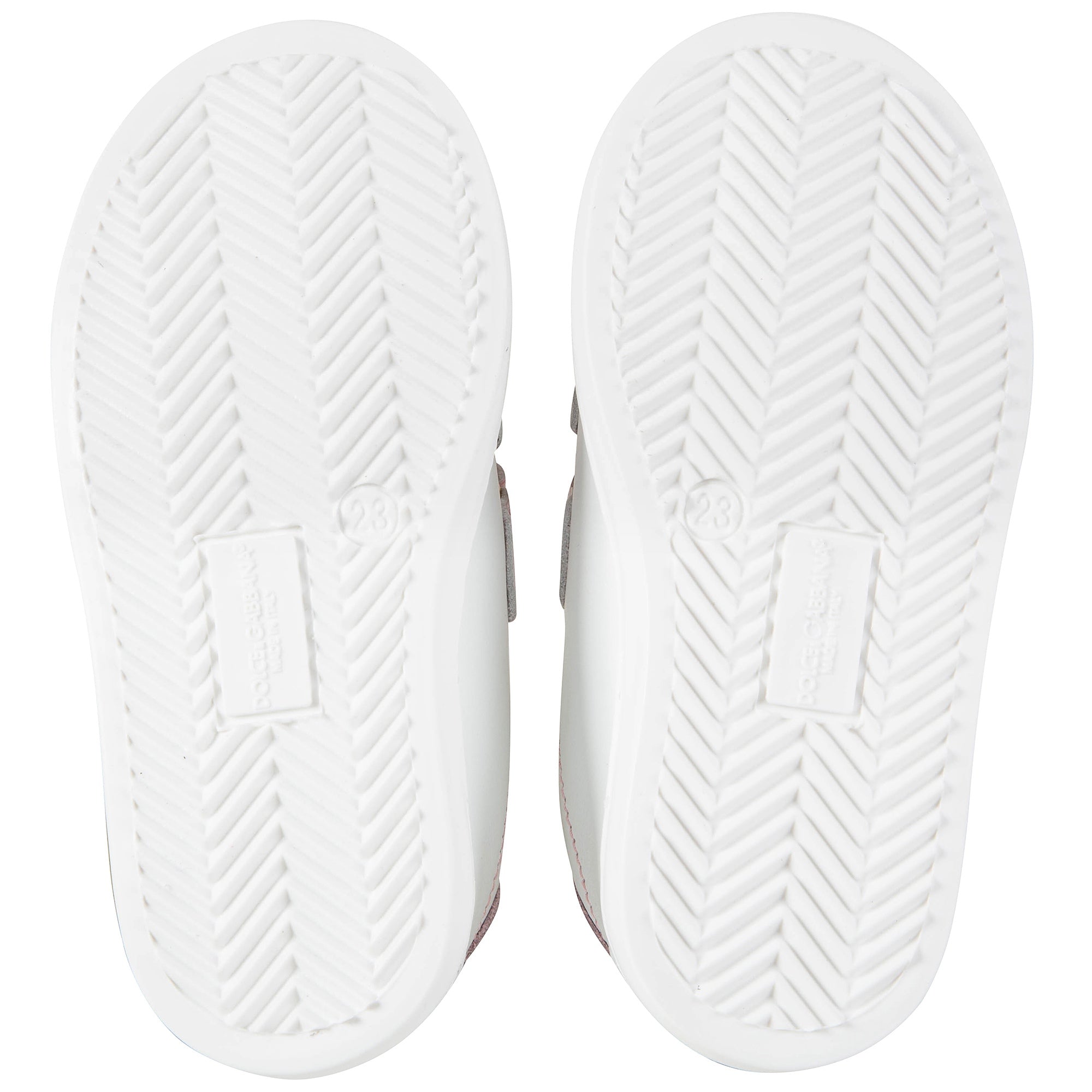 Baby  Girls  White  Pink  Logo  Shoes