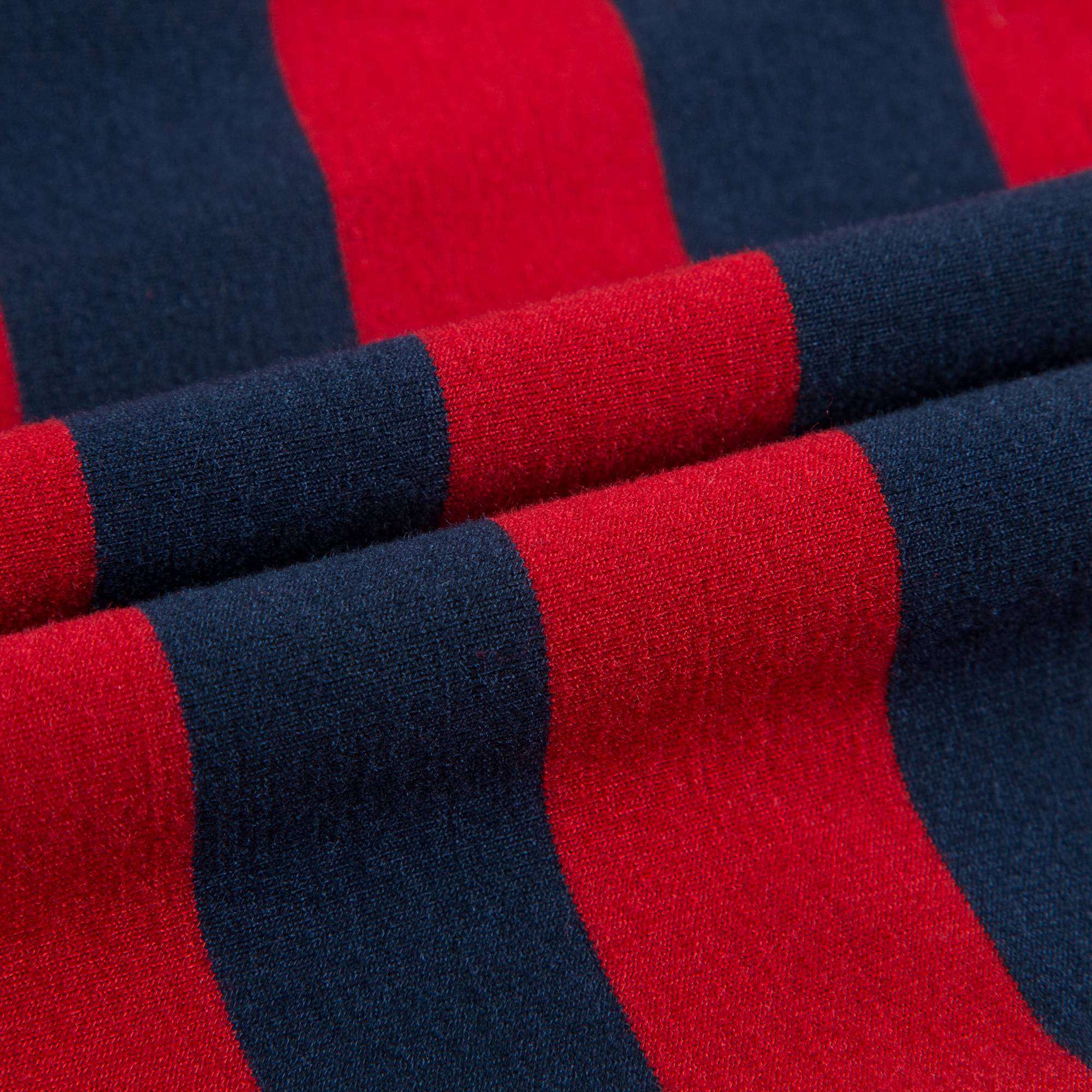 Girls Red & Blue Striped Dress