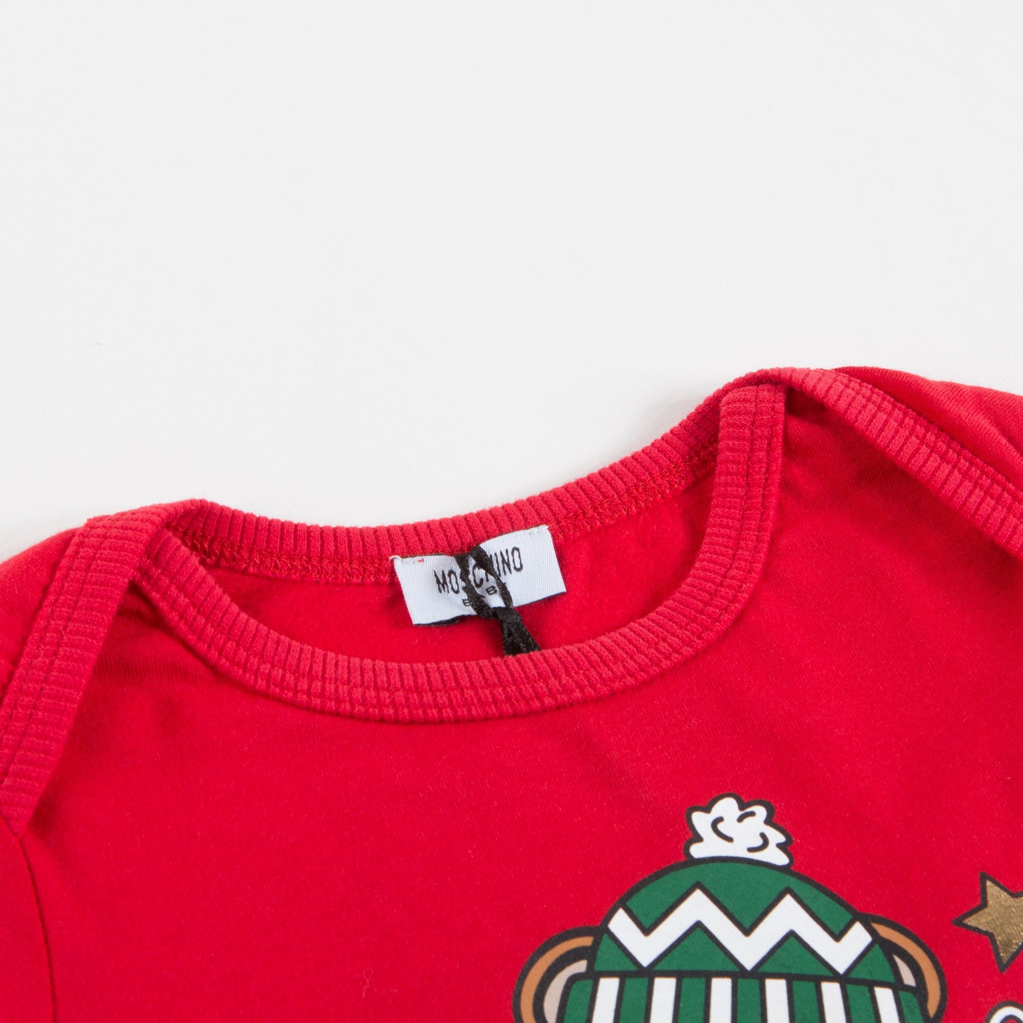 Baby Red Teddy Printed T-shirt