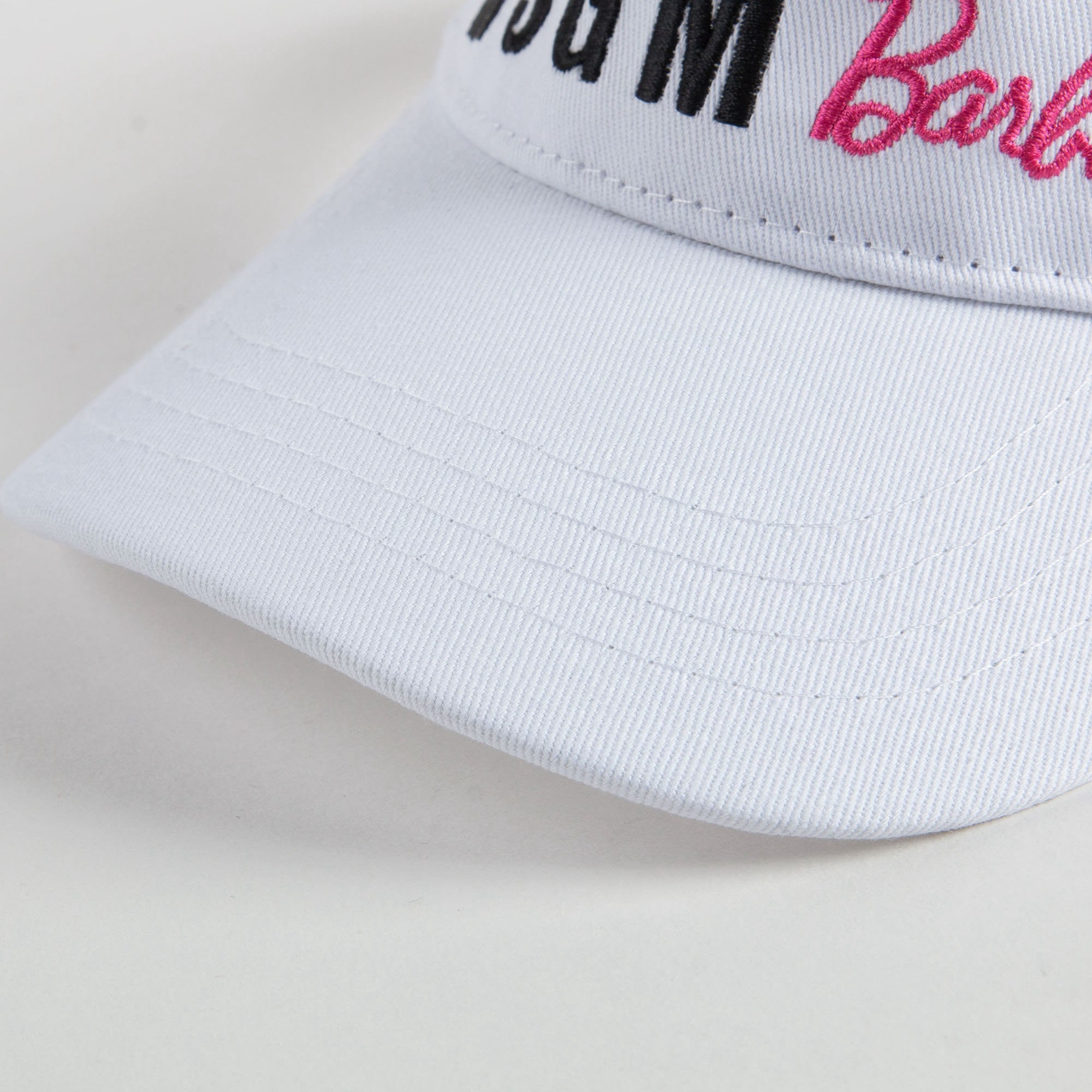 Girls White Logo Sunhat