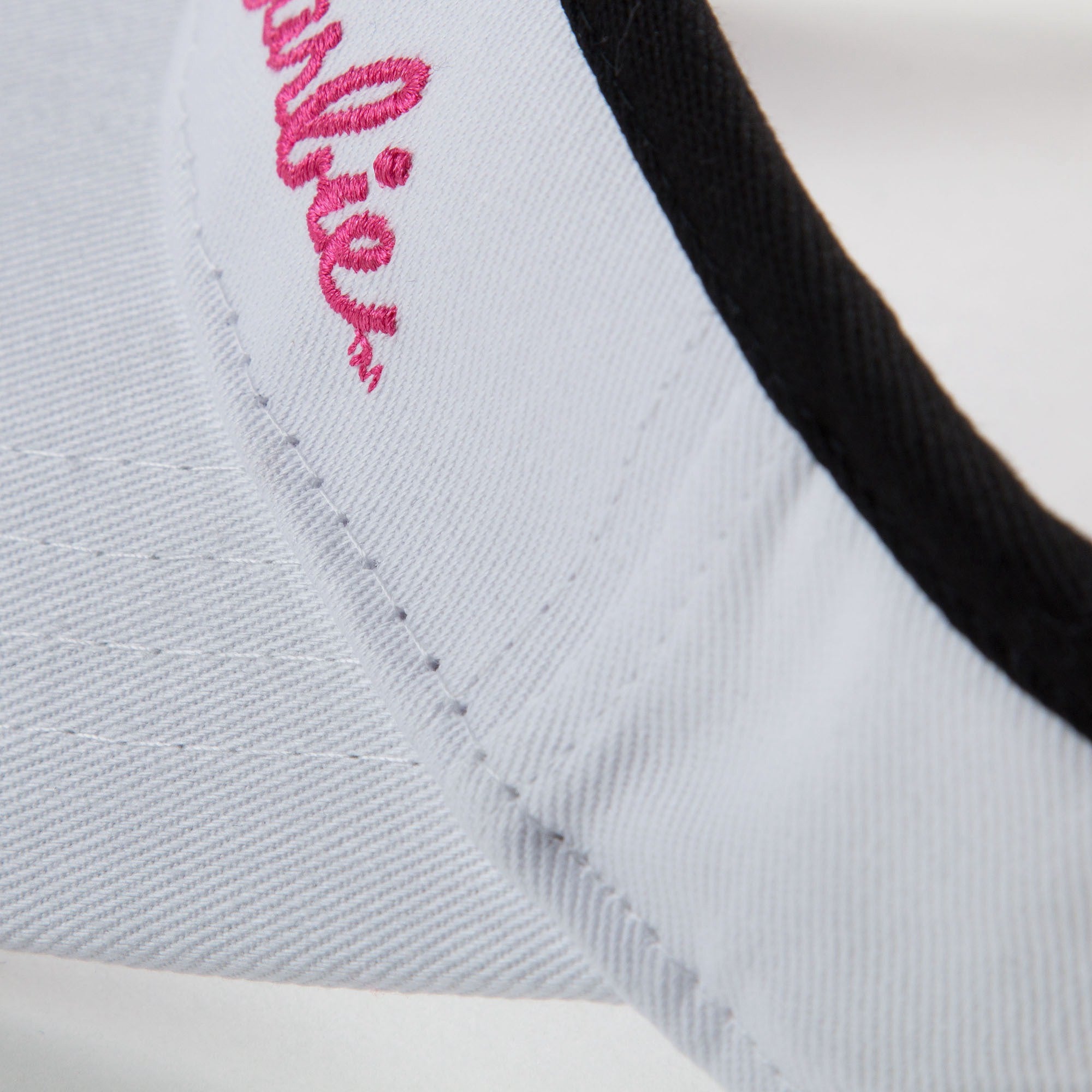 Girls White Logo Sunhat