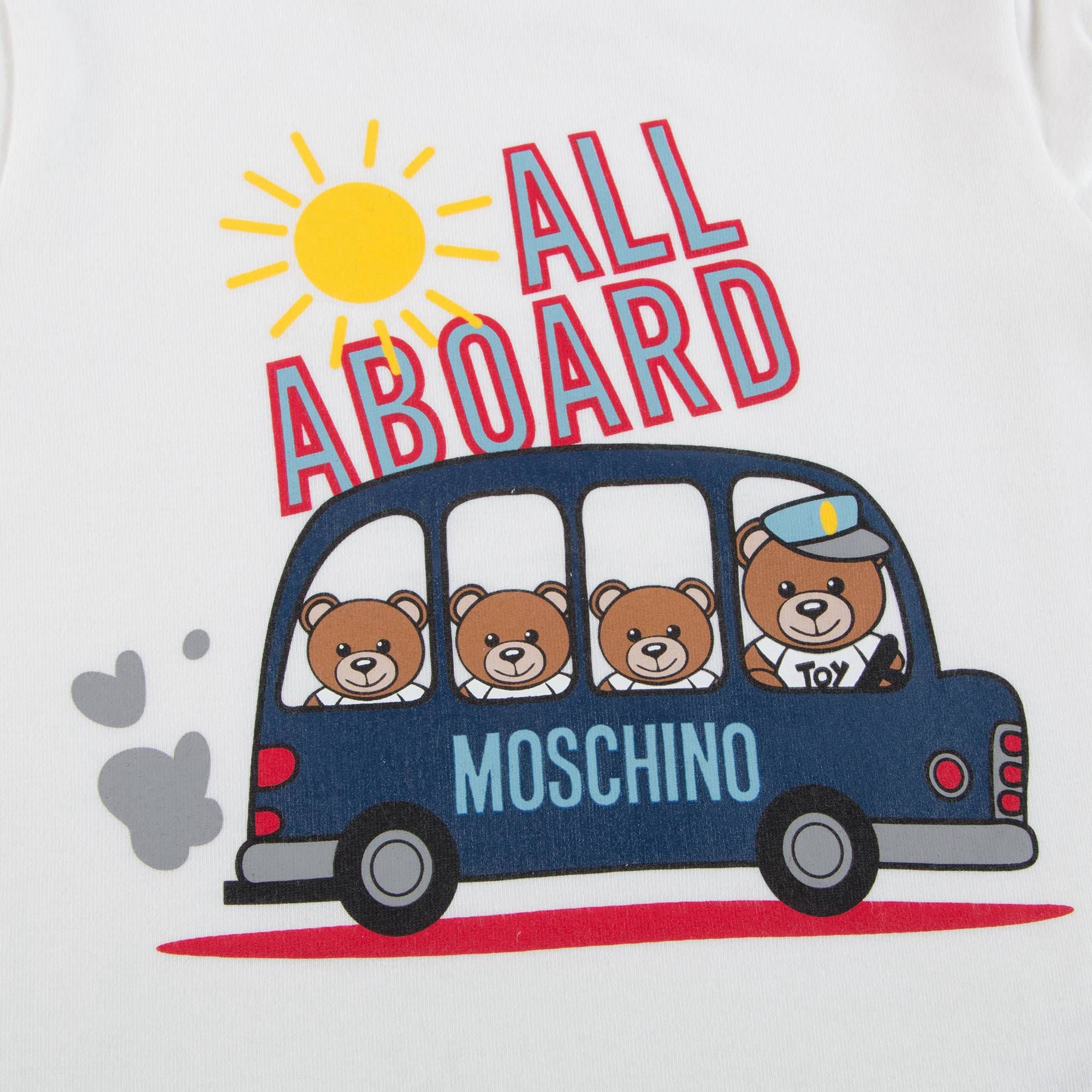 Baby Boys White & Blue Tracksuit
