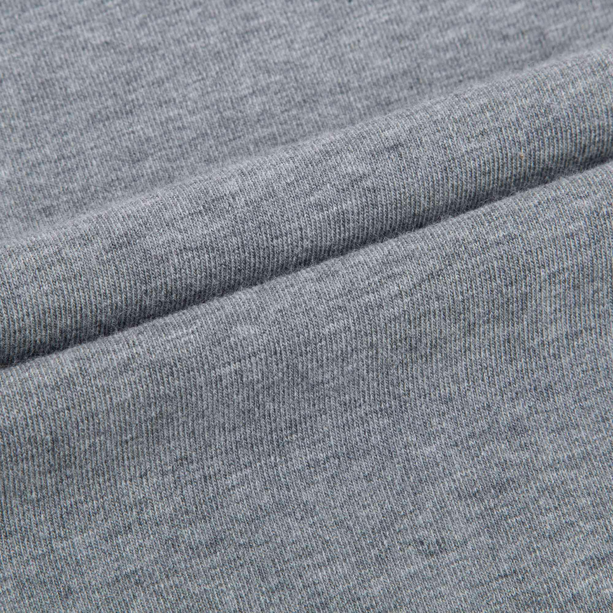 Girls Steel Grey Cotton T-shirt