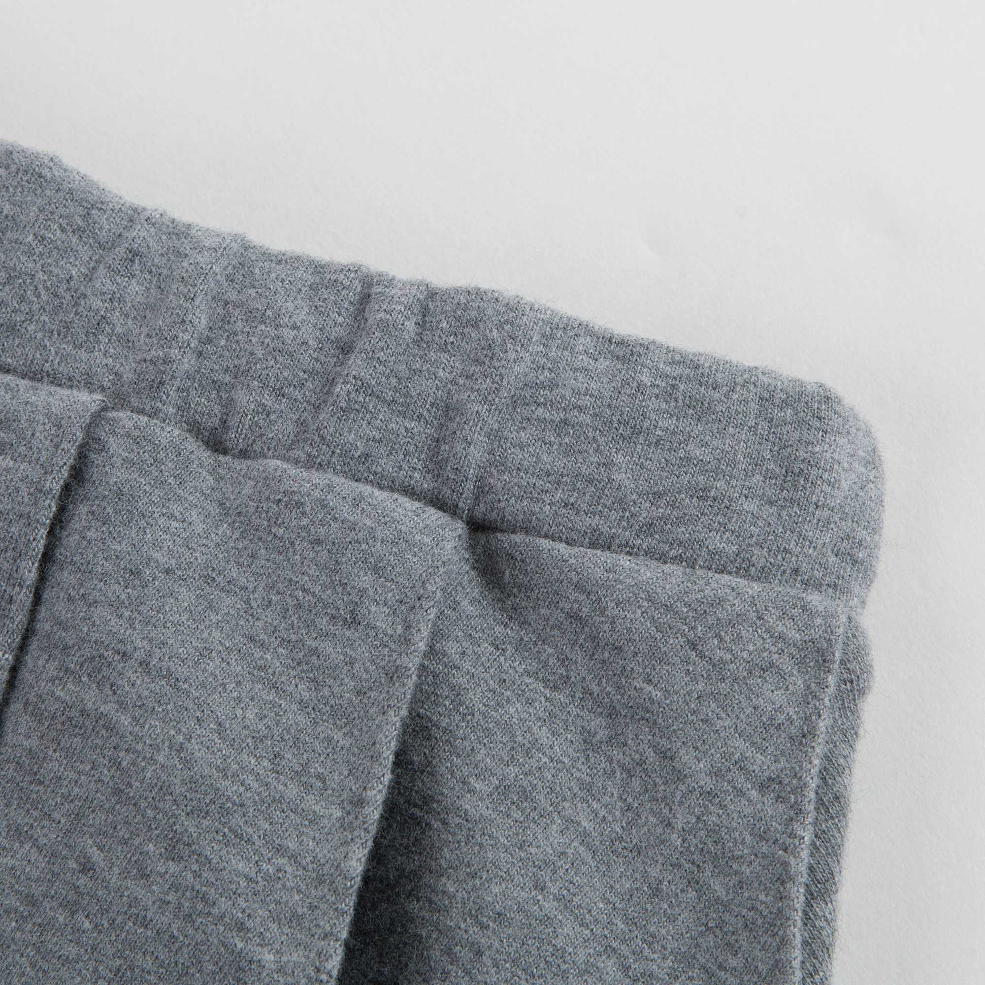 Girls Steel Grey Cotton Skirt