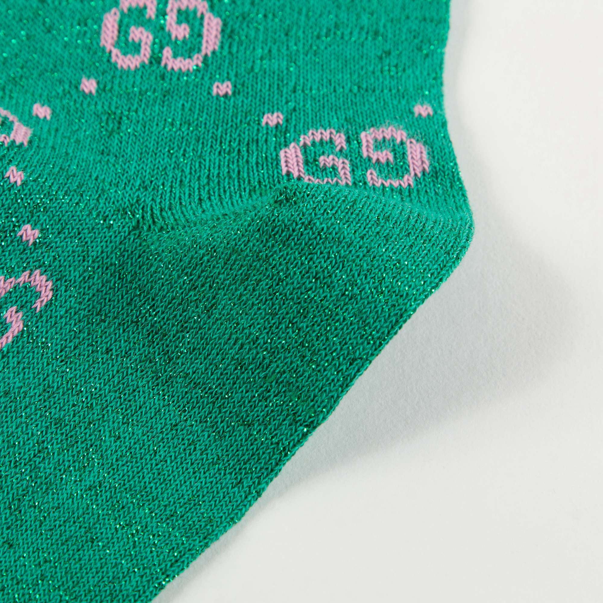 Boys & Girls  Green Pink "GG" Socks