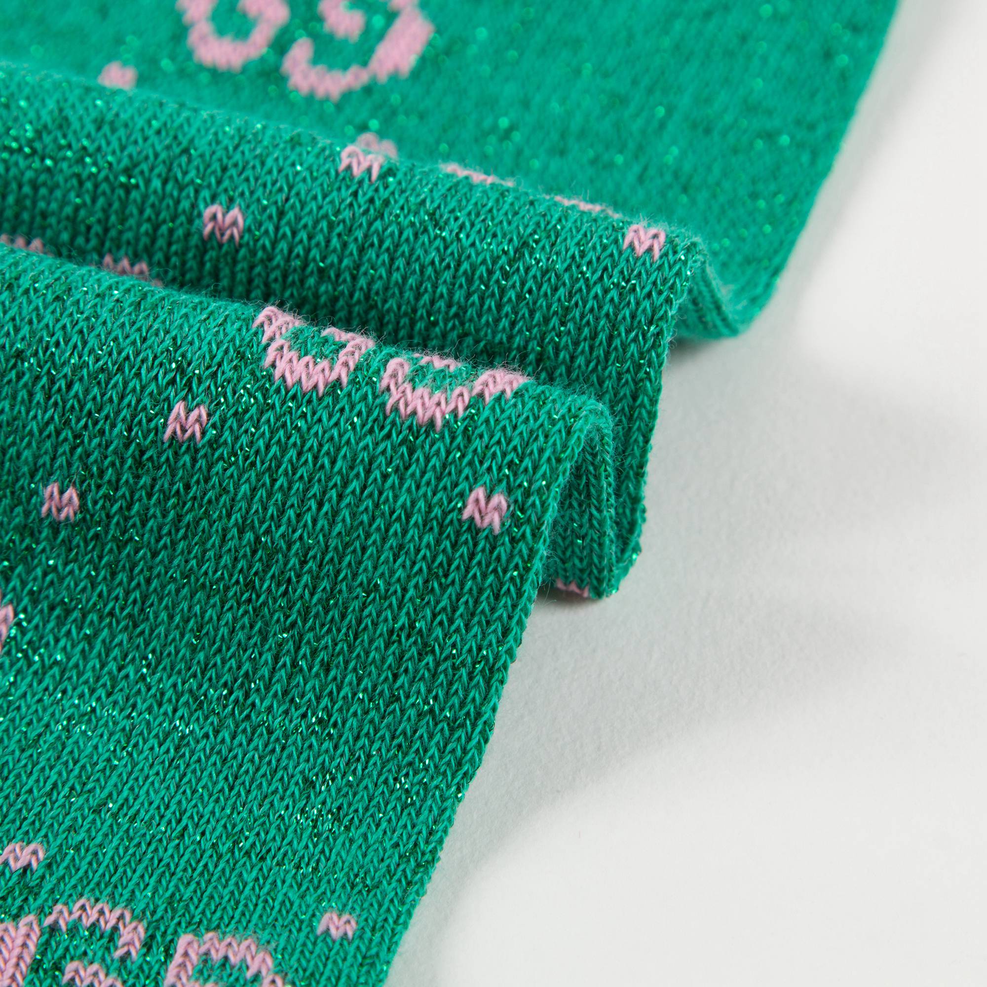 Boys & Girls  Green Pink "GG" Socks