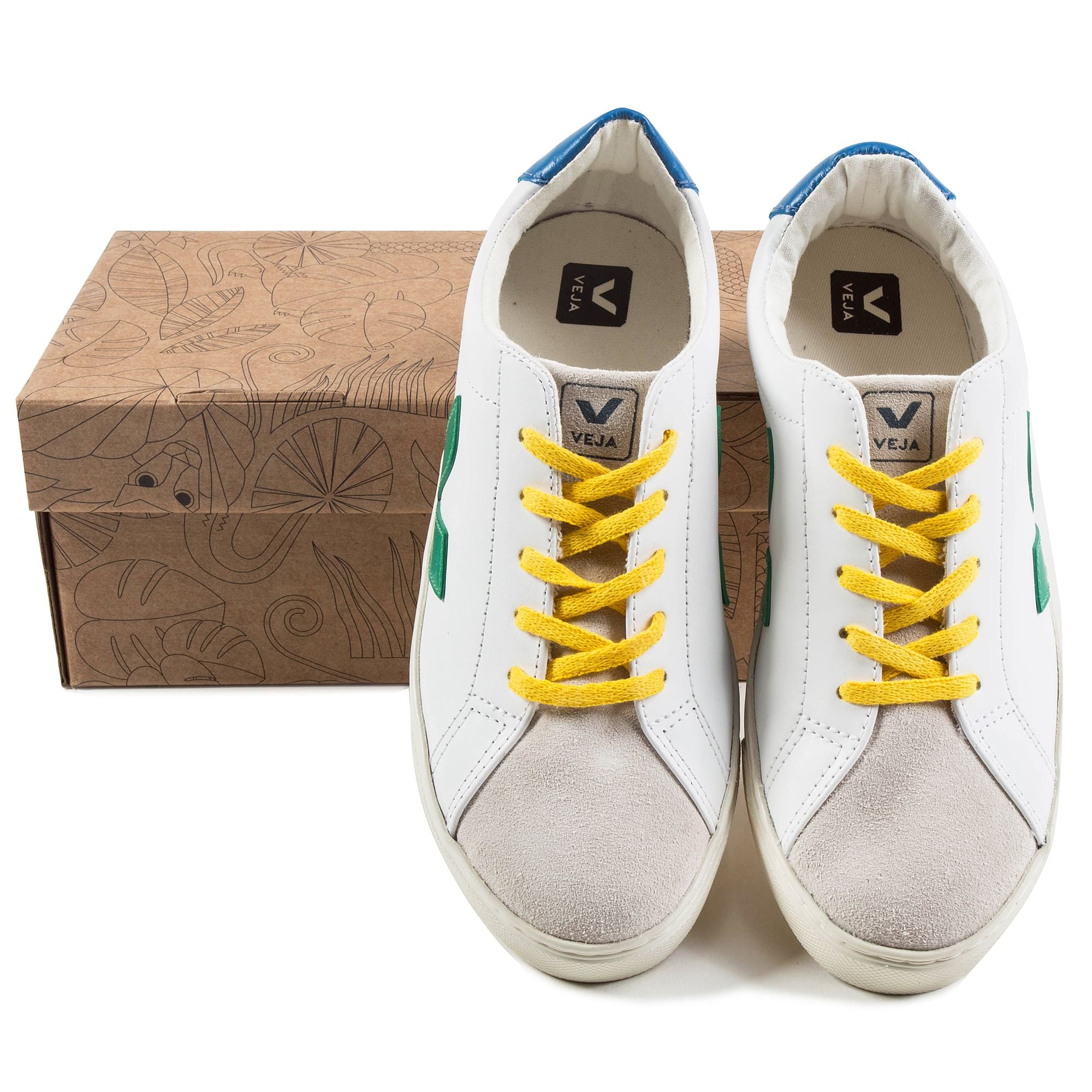 Girls  &  Boys  Extar  White   Emeraude  Gold  Yellow   Shoes
