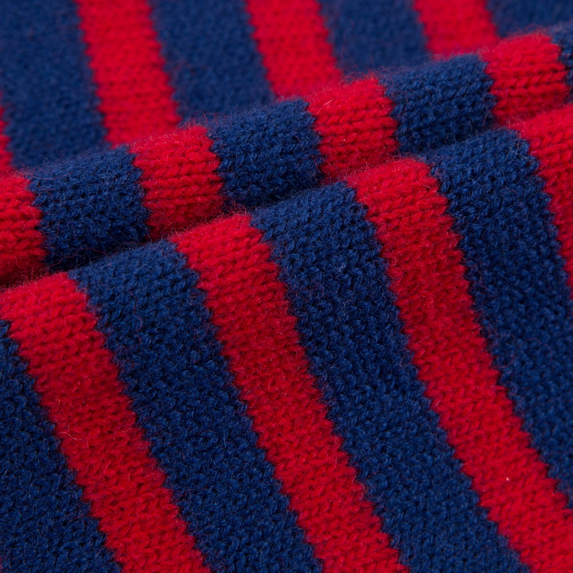 Baby Boys Black & Red Striped Sweatshirt