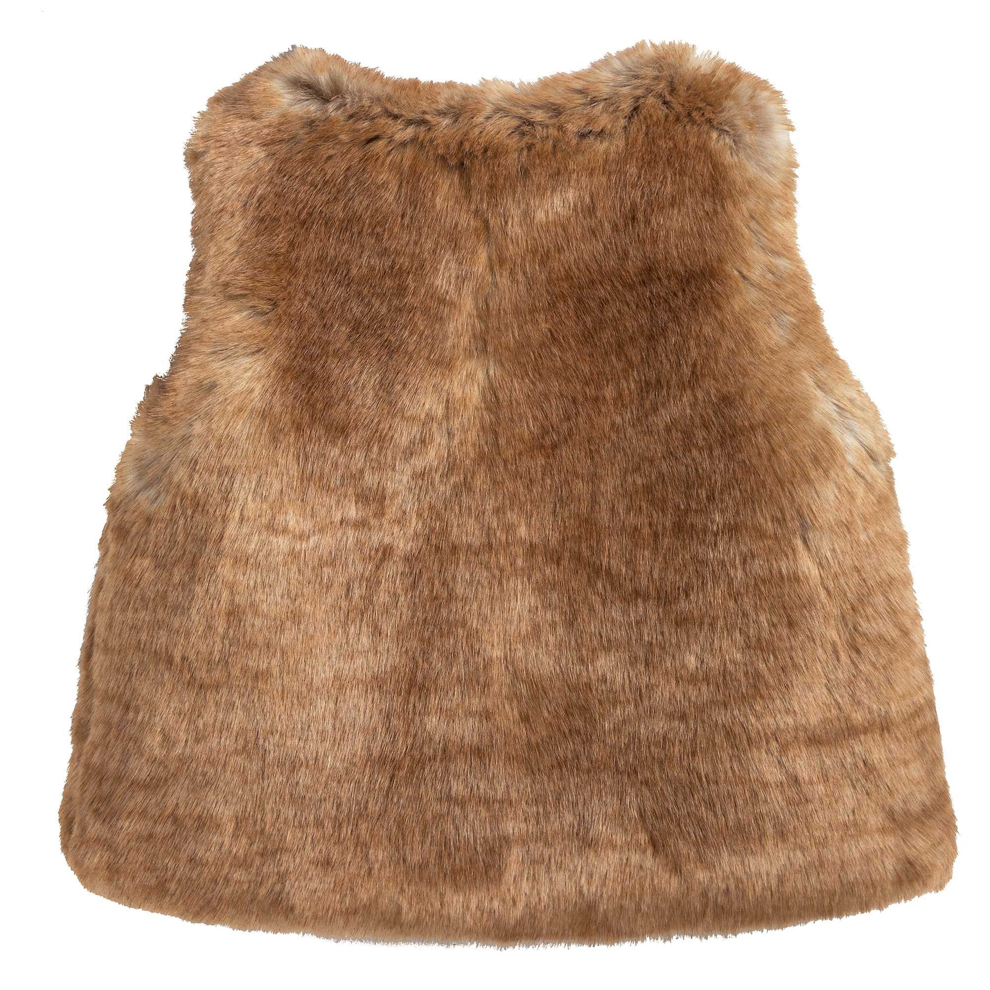 Girls Synthetic Fur Gilet