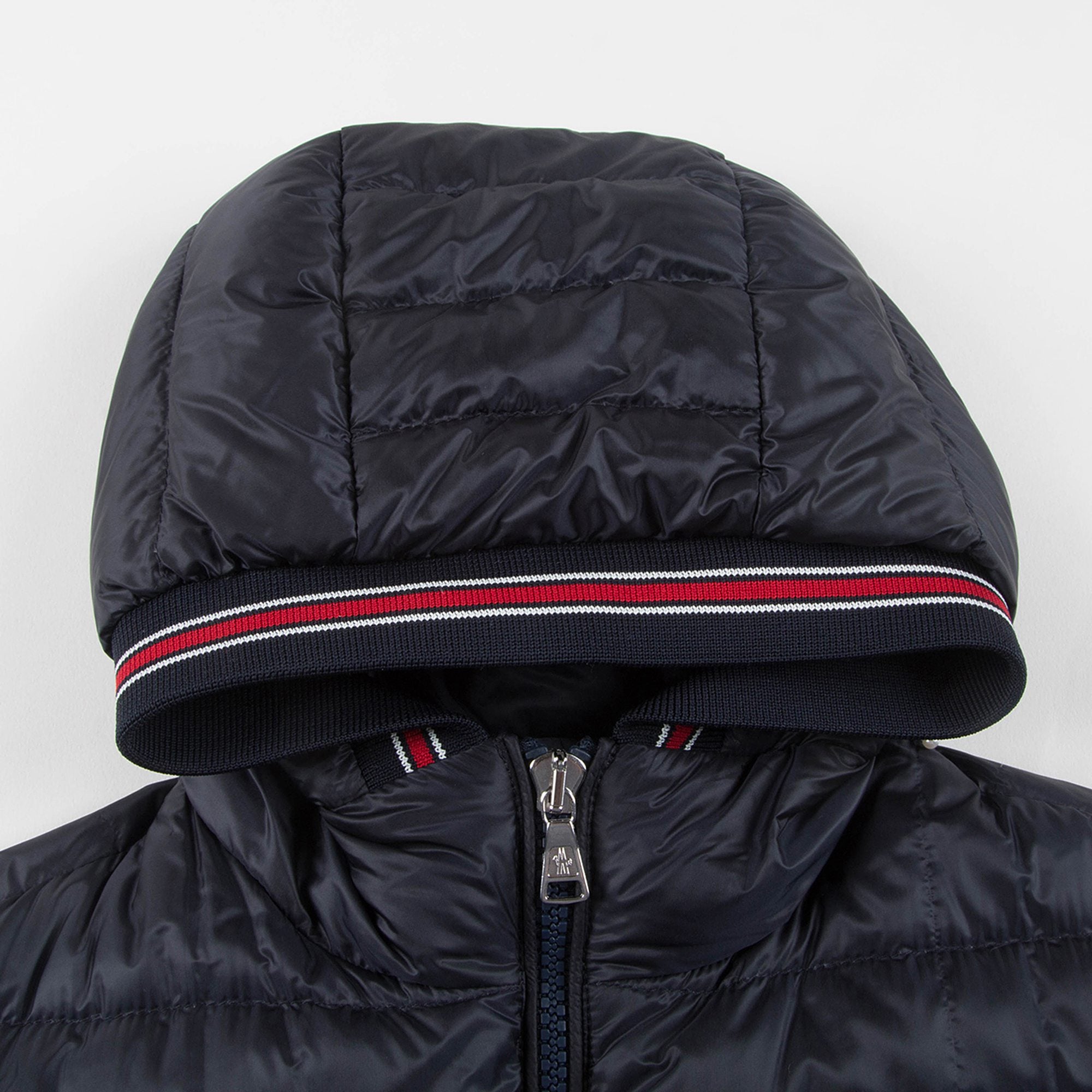 Boys Navy Blue Logo Coat
