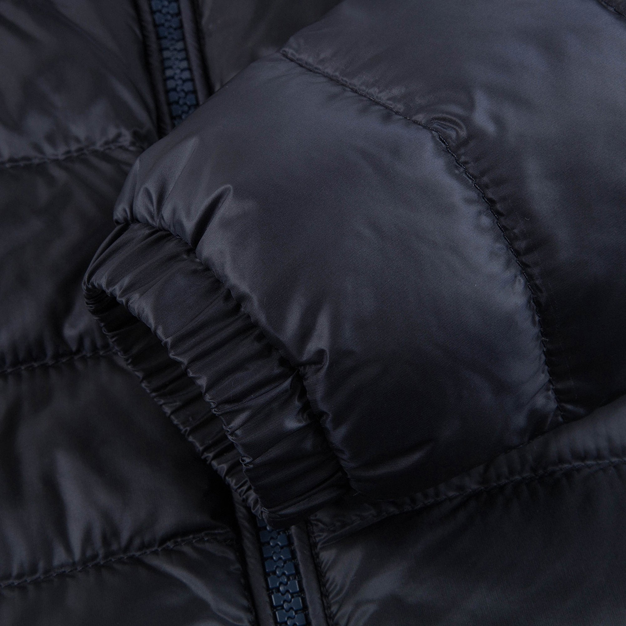 Boys Navy Blue Logo Coat