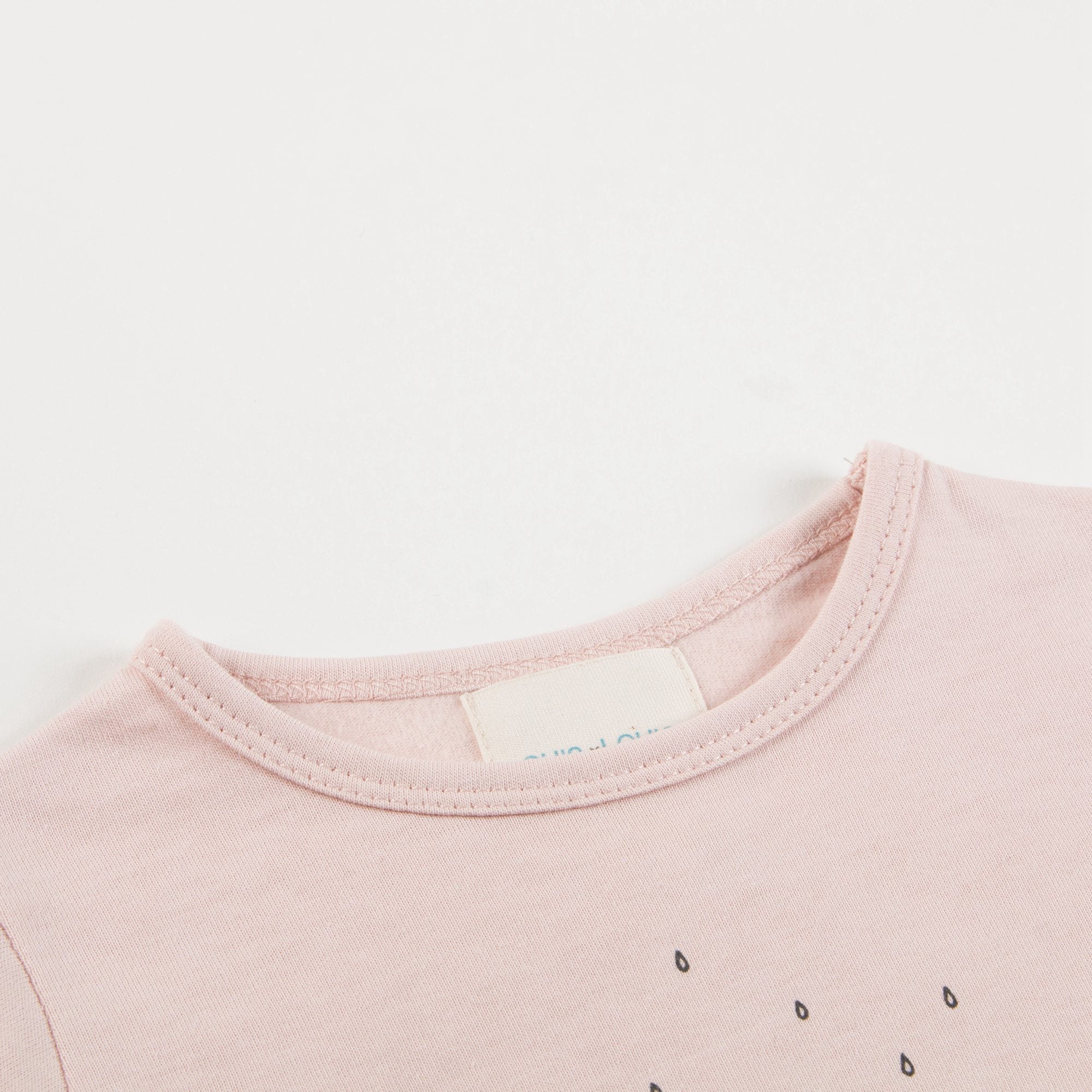 Girls Pink Cotton T-shirt
