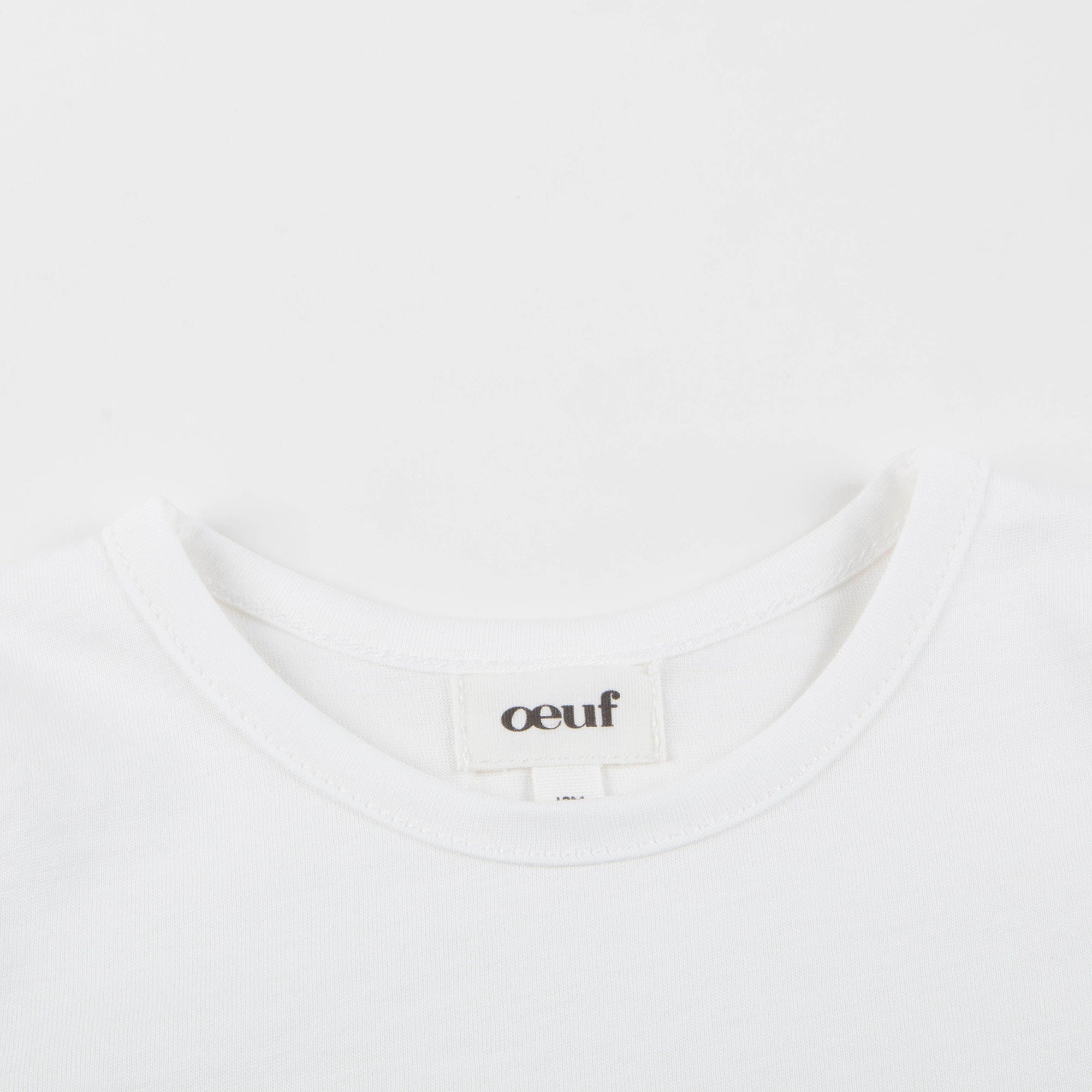 Boys White & Large Whales Organic Pima Cotton T-shirt