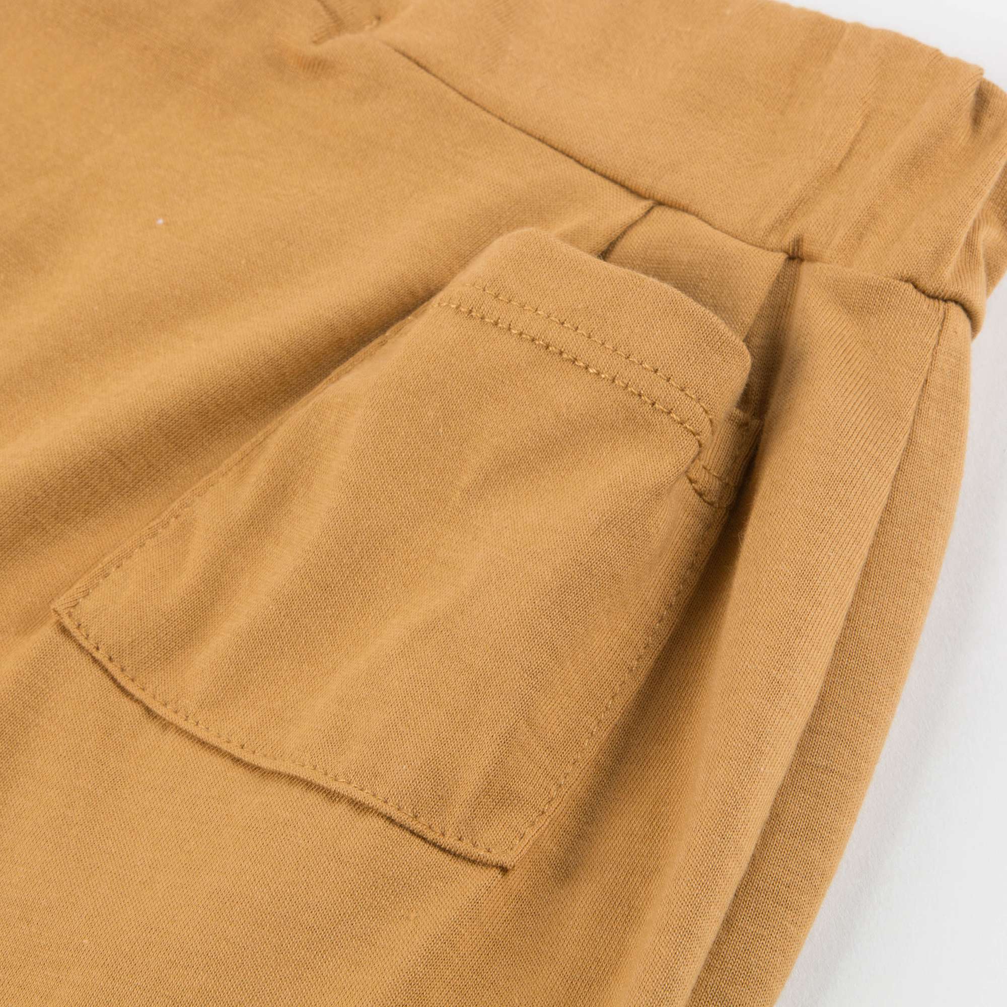 Boys Ochre Organic Pima Cotton Jersey Shorts