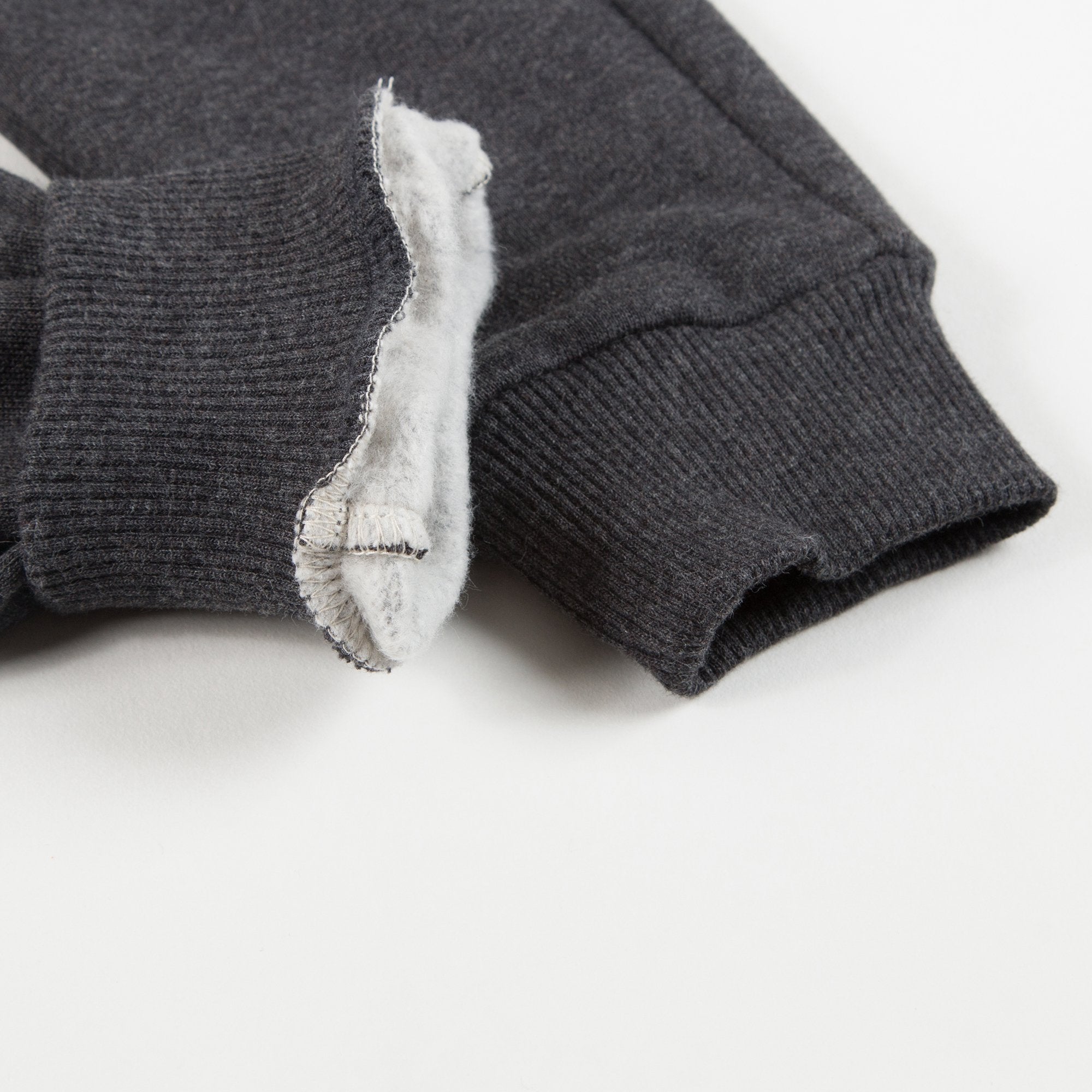 Boys Dark Grey Cotton Tracksuit
