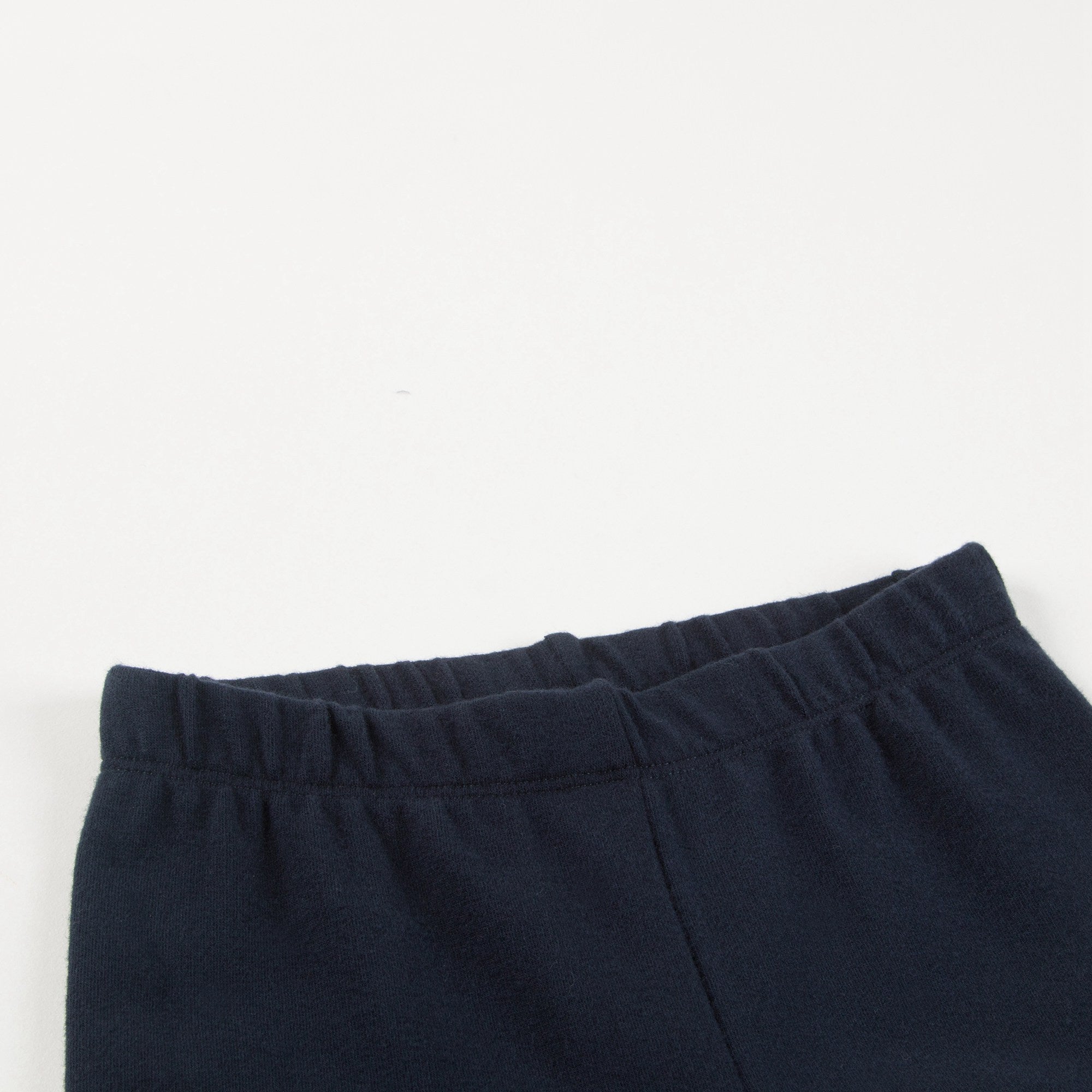 Girls Navy Blue Cotton Two Piece Sets