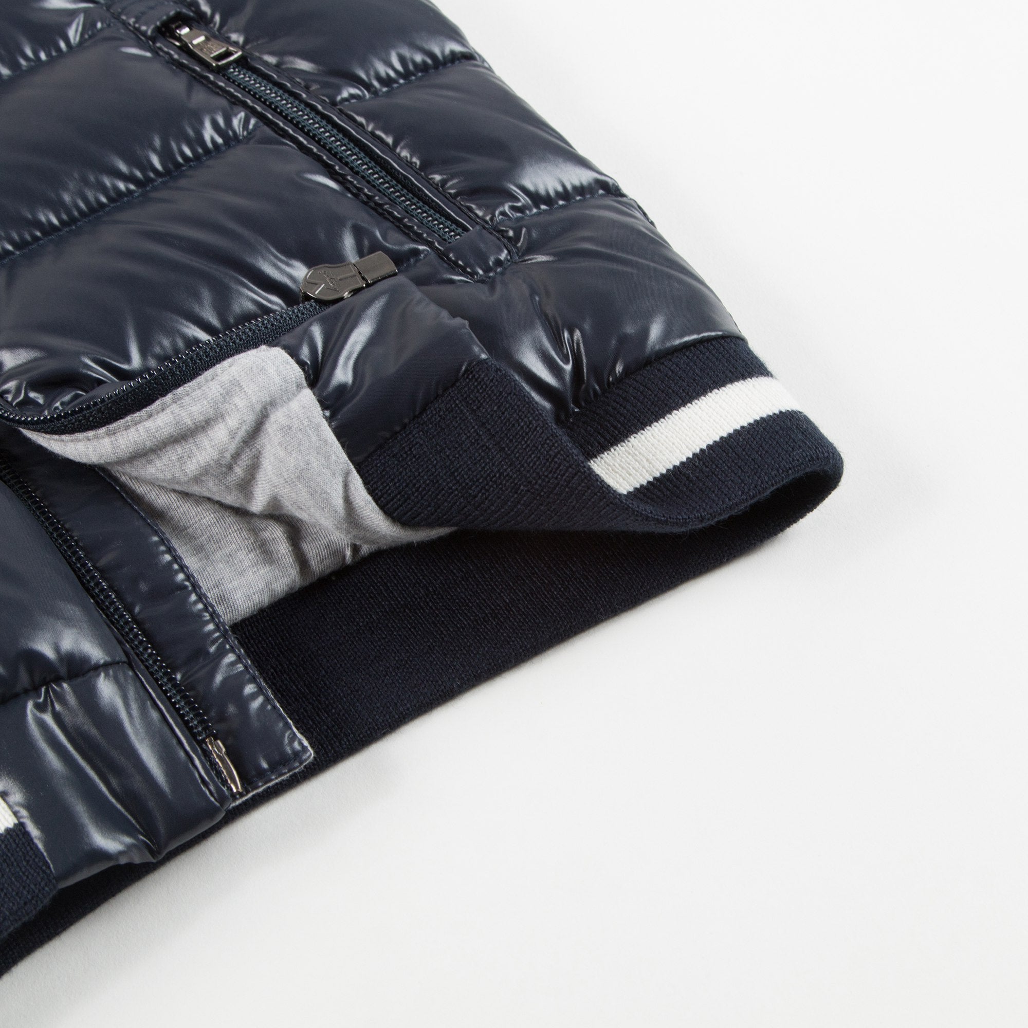 Baby Navy Blue Down Padded Gilet